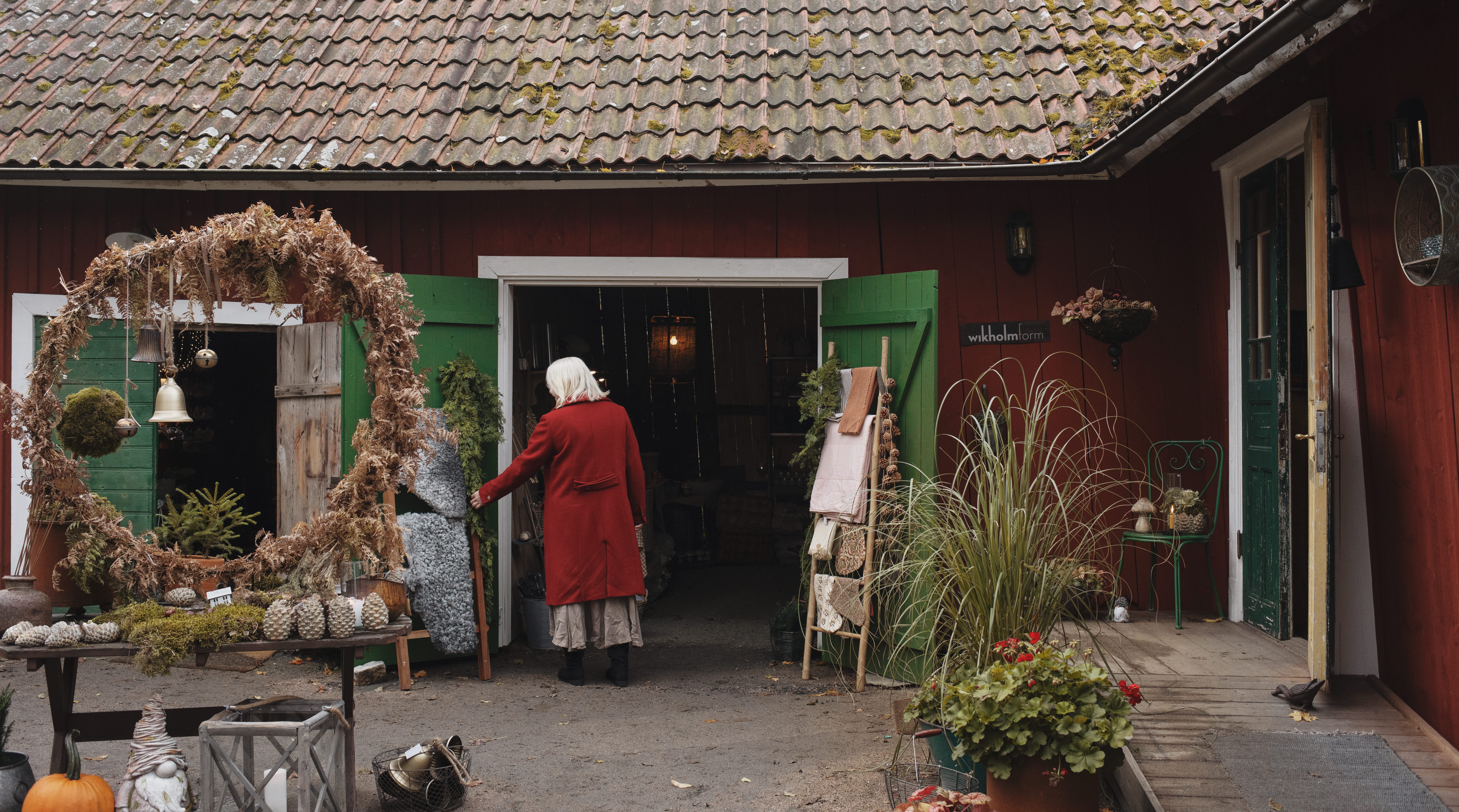 Klostergårdens butik.