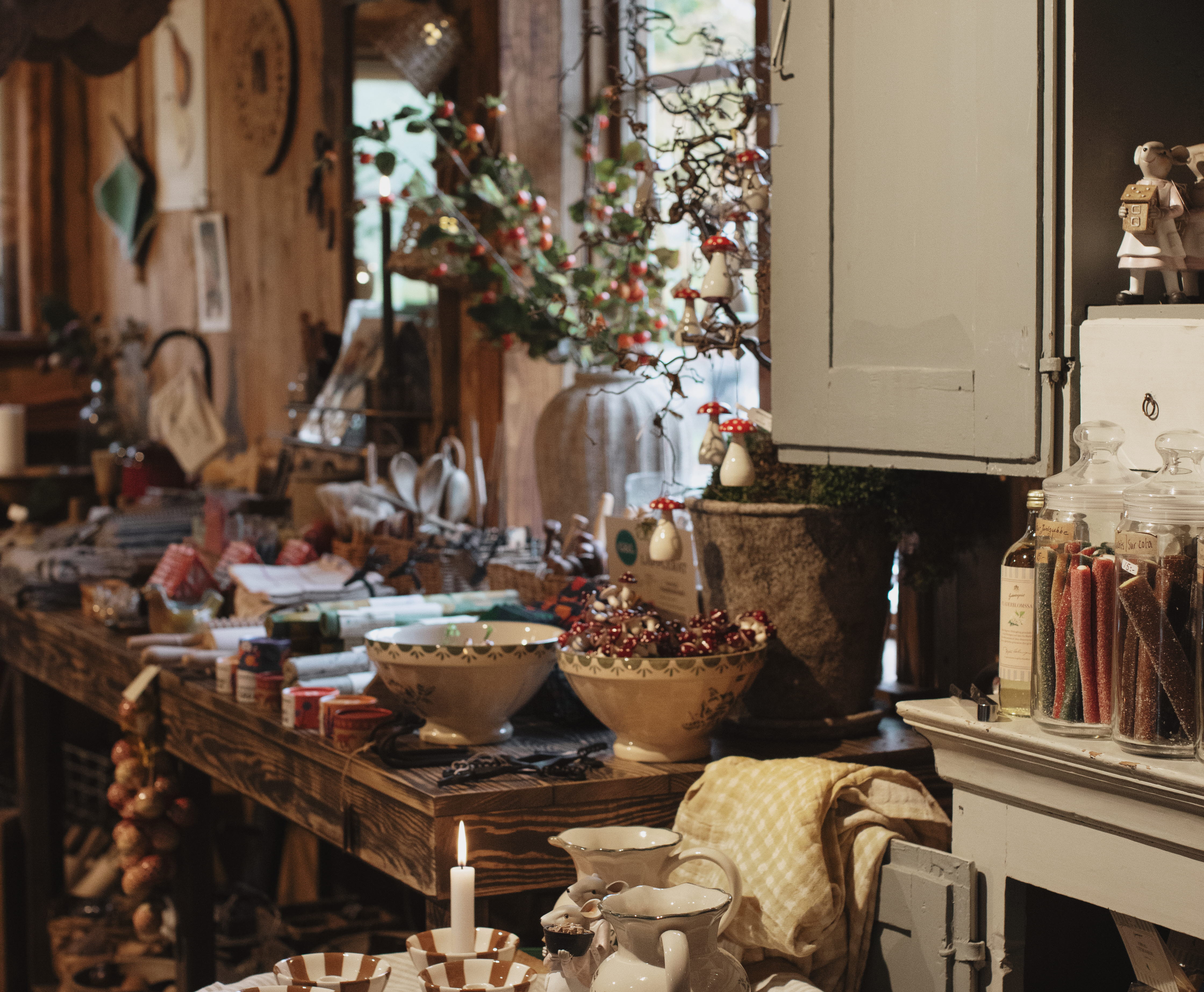 Klostergårdens butik.