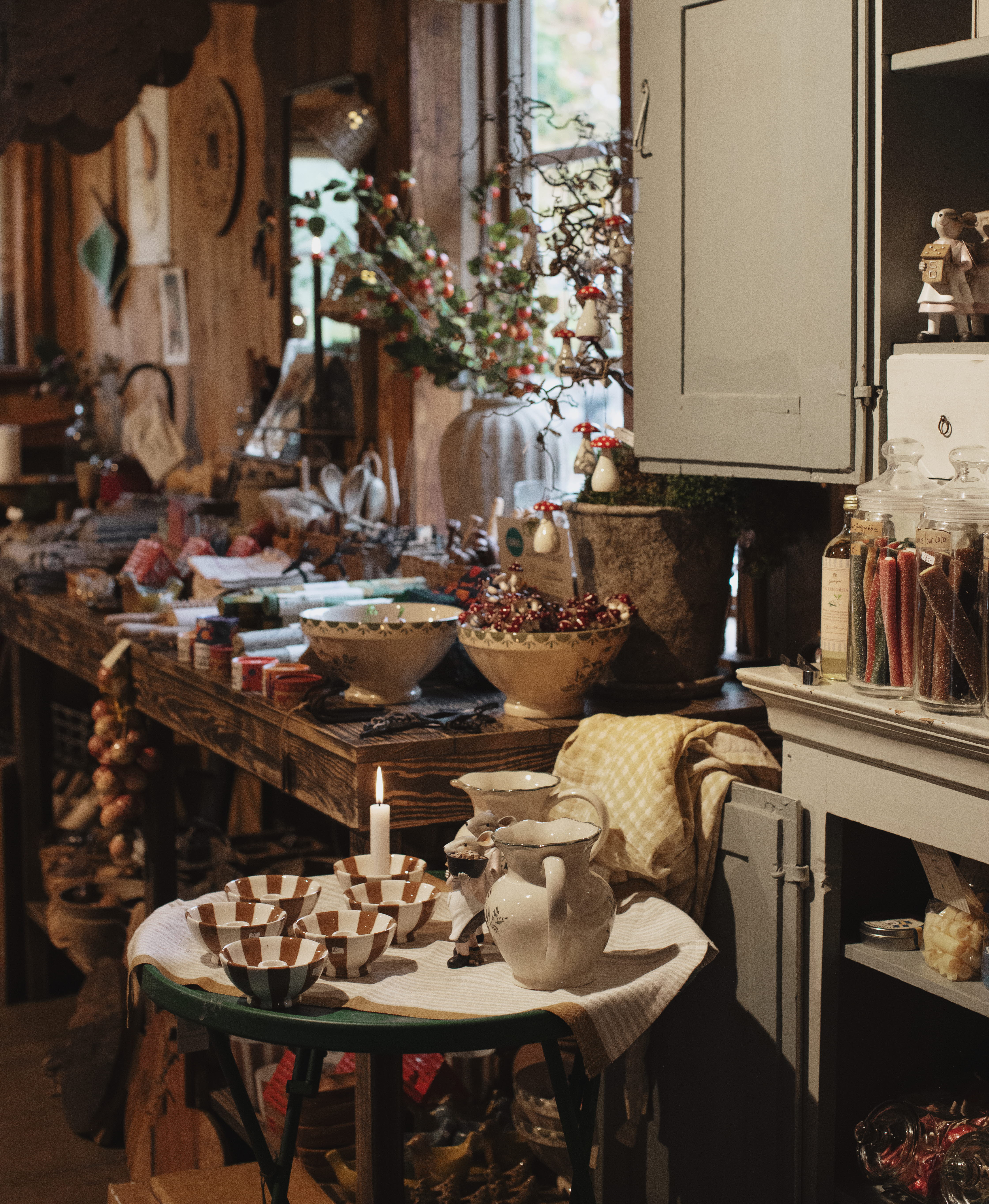 Klostergårdens butik.