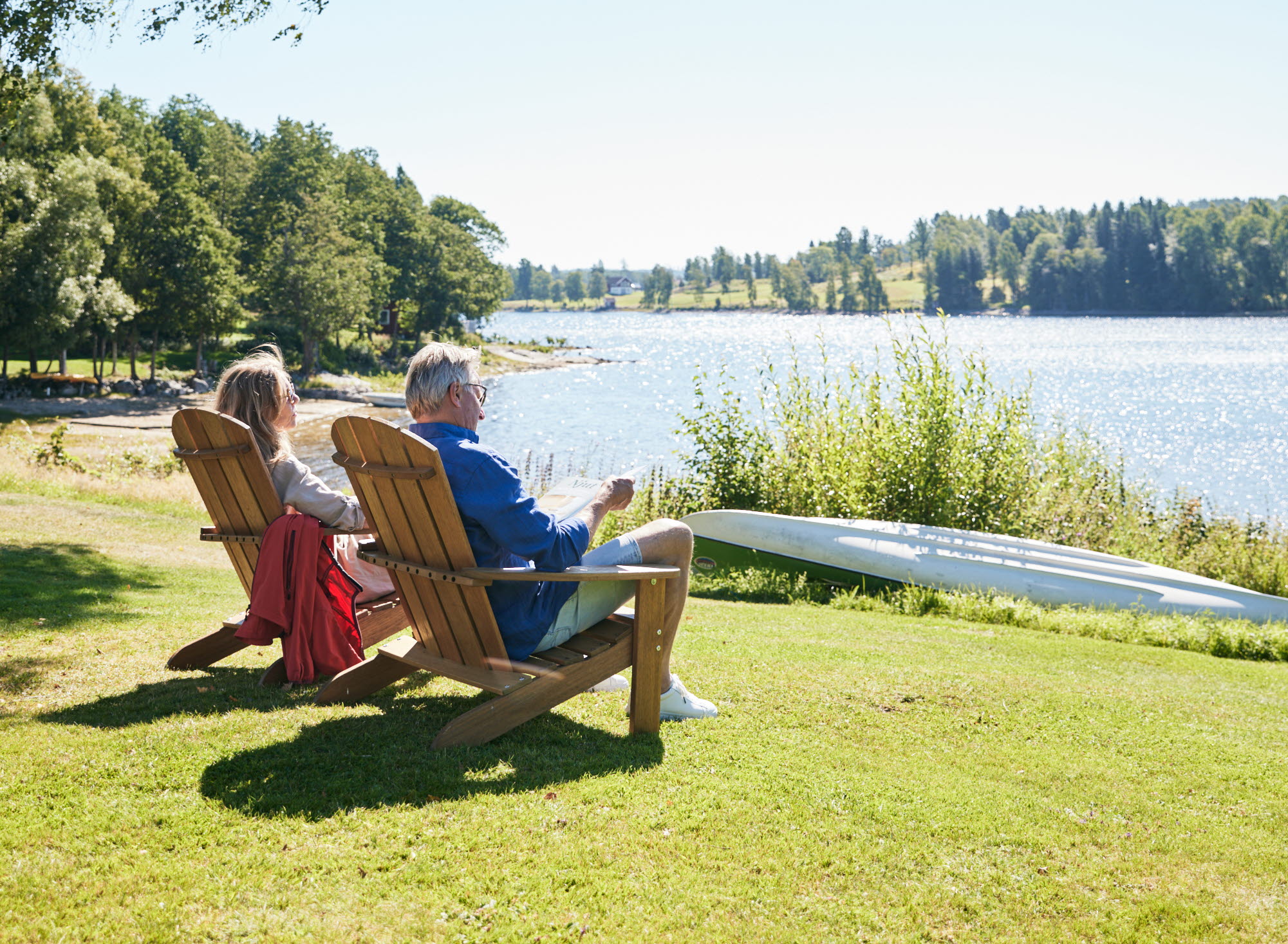 Vänner vid Vita huset vid stora Le