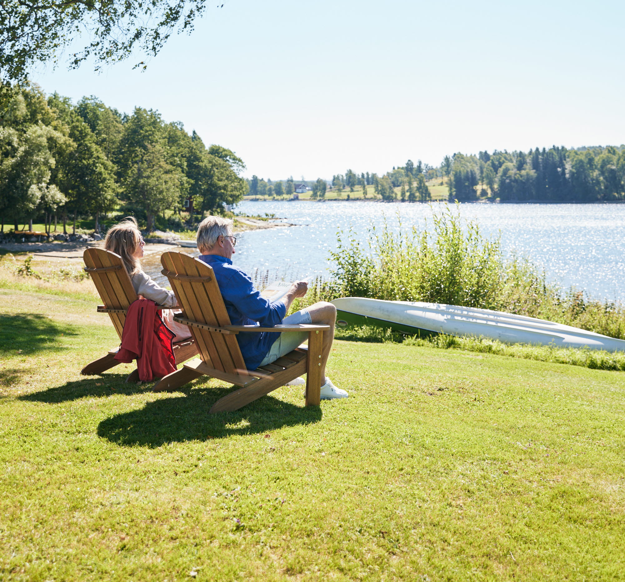 Vänner vid Vita huset vid stora Le
