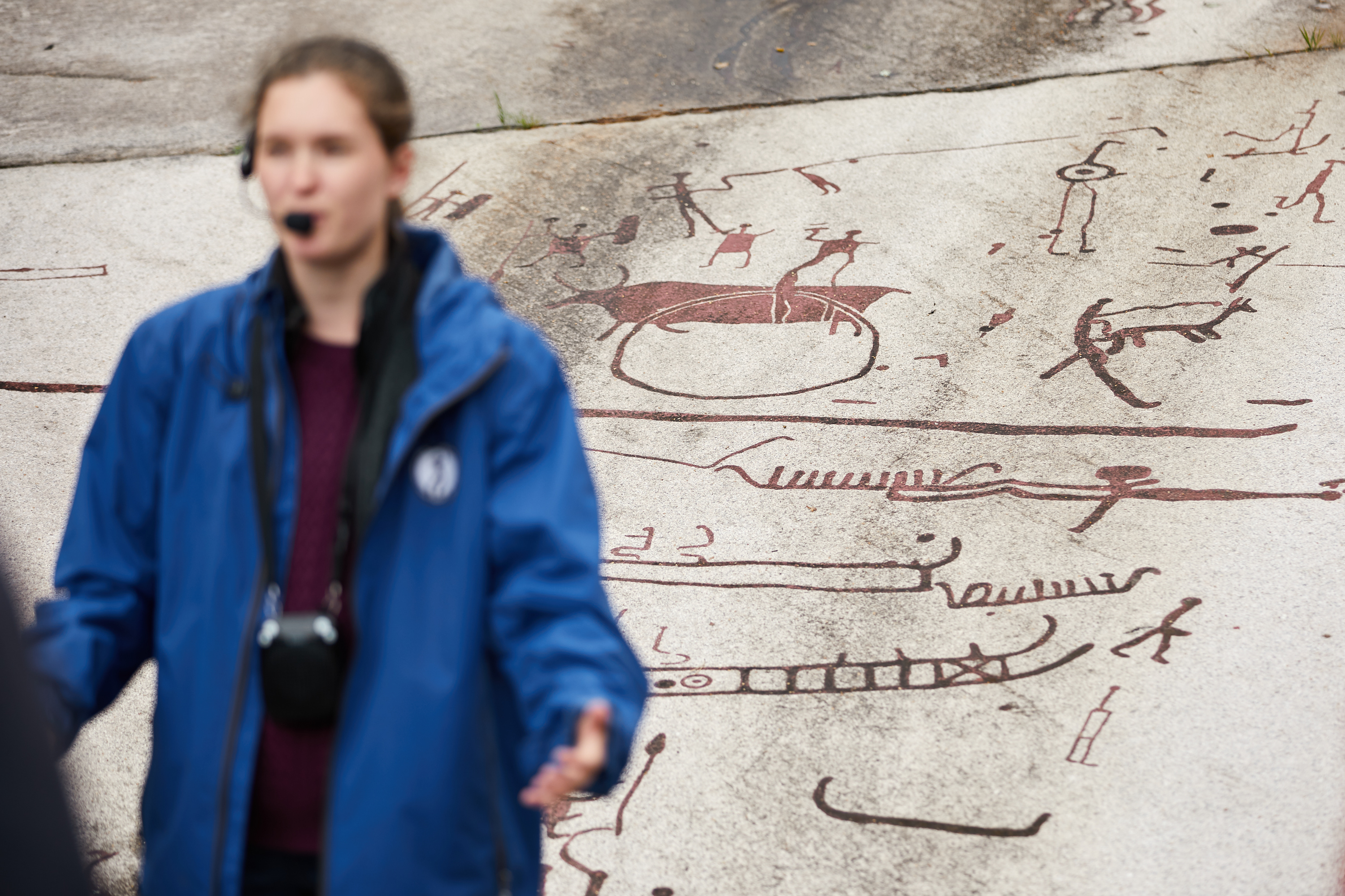 Kids at Vitlycke Museum