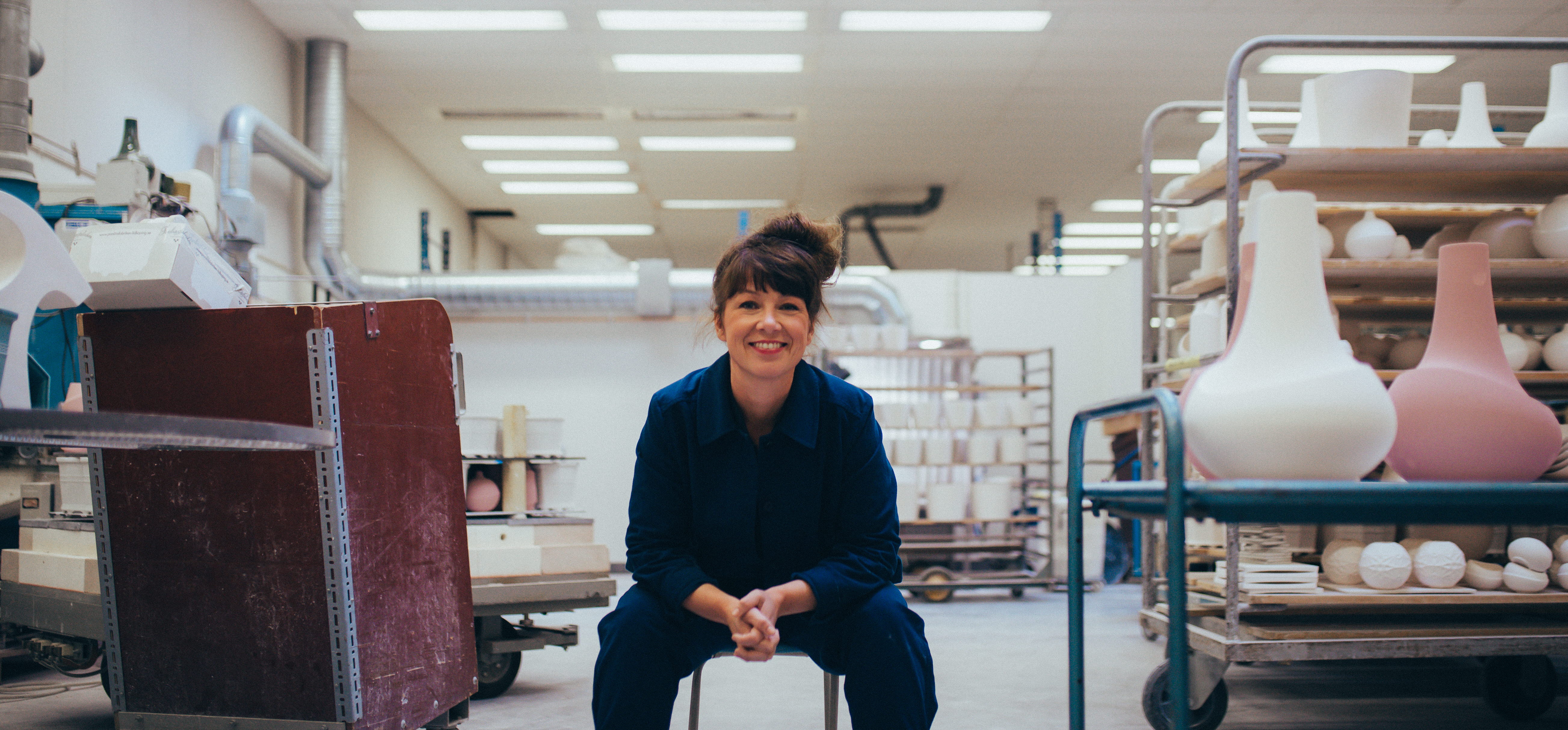 Porclain in Lidköping, Anna Elzer Oscarson