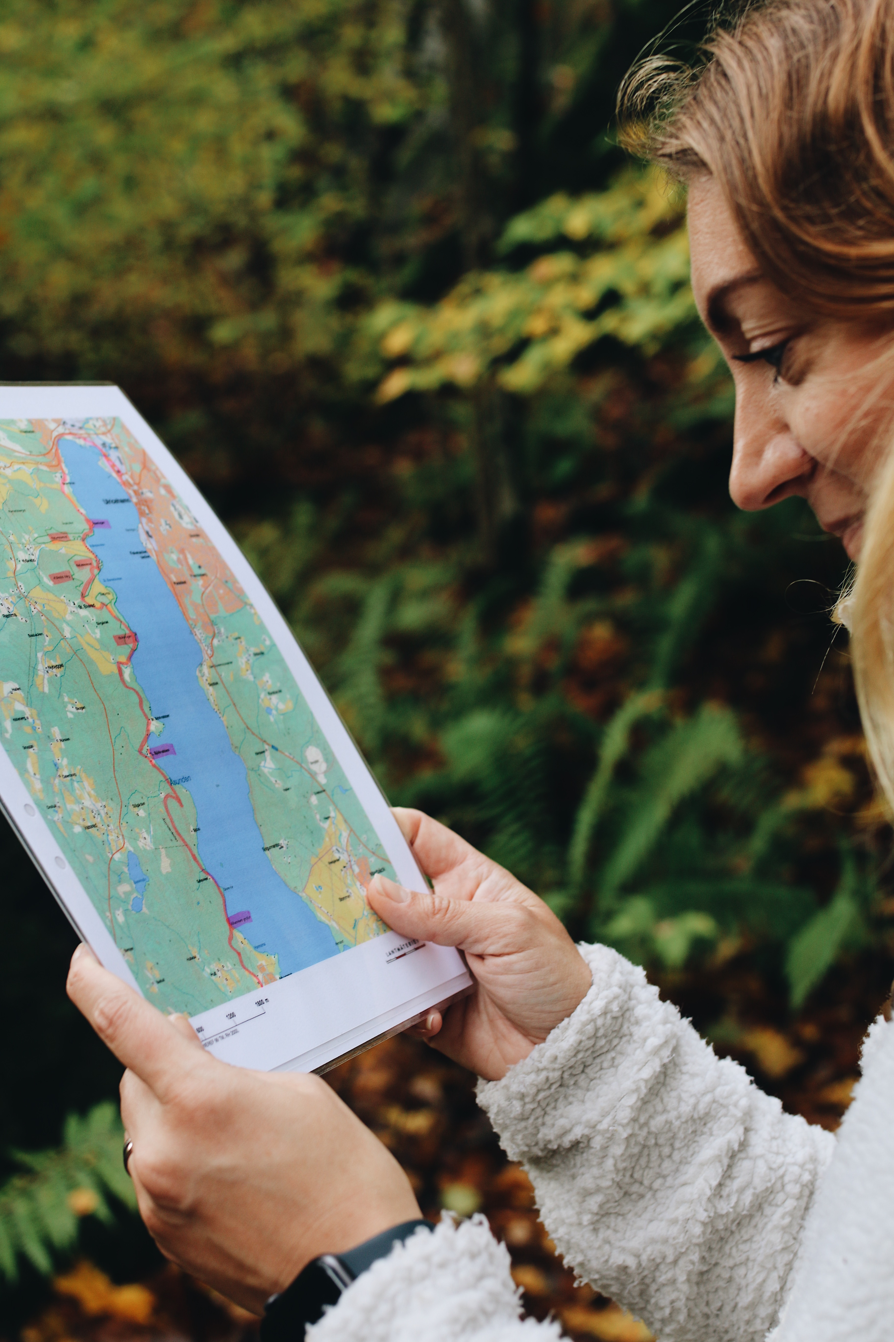 Karta över Åsundenleden