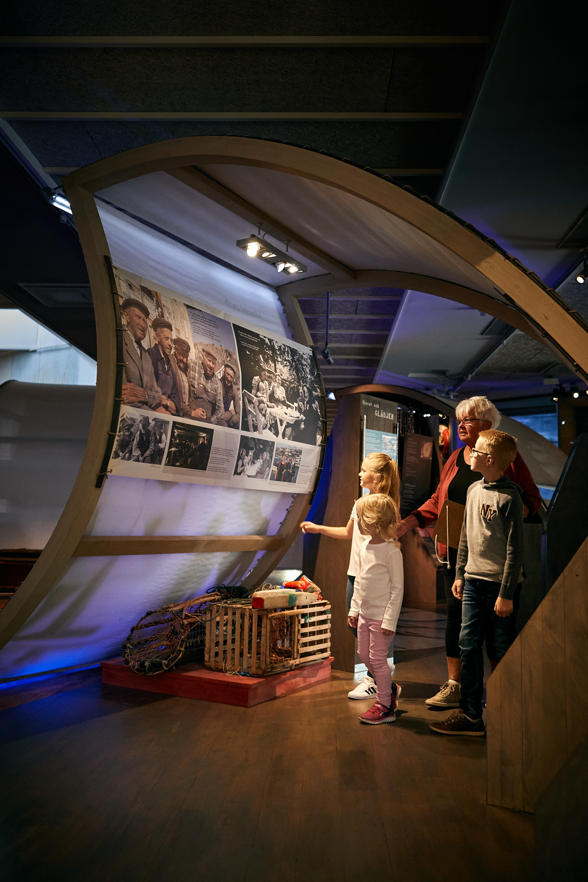 Active children at Bohusläns Museum