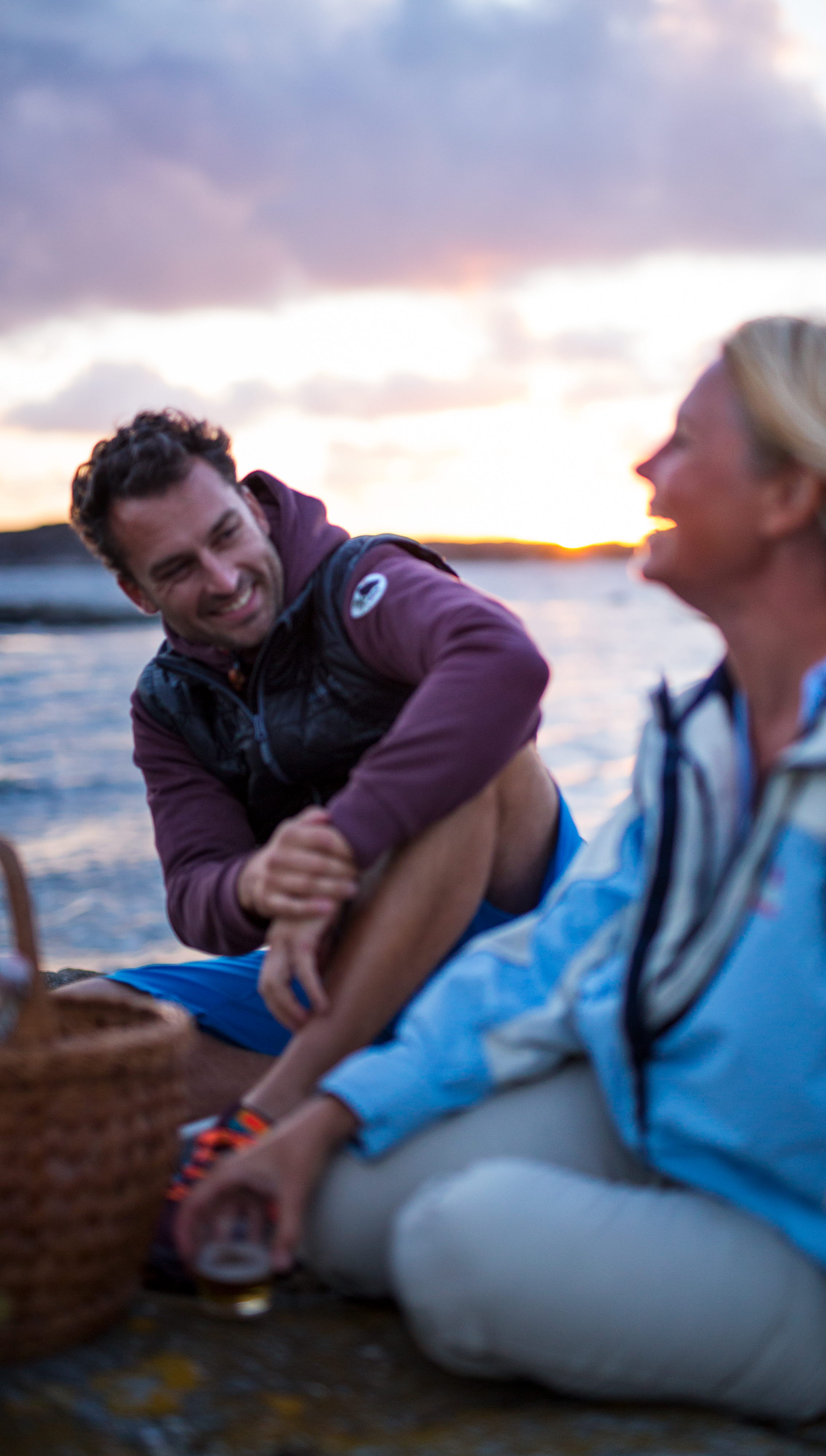 Picnic on a cliff in Bohuslän