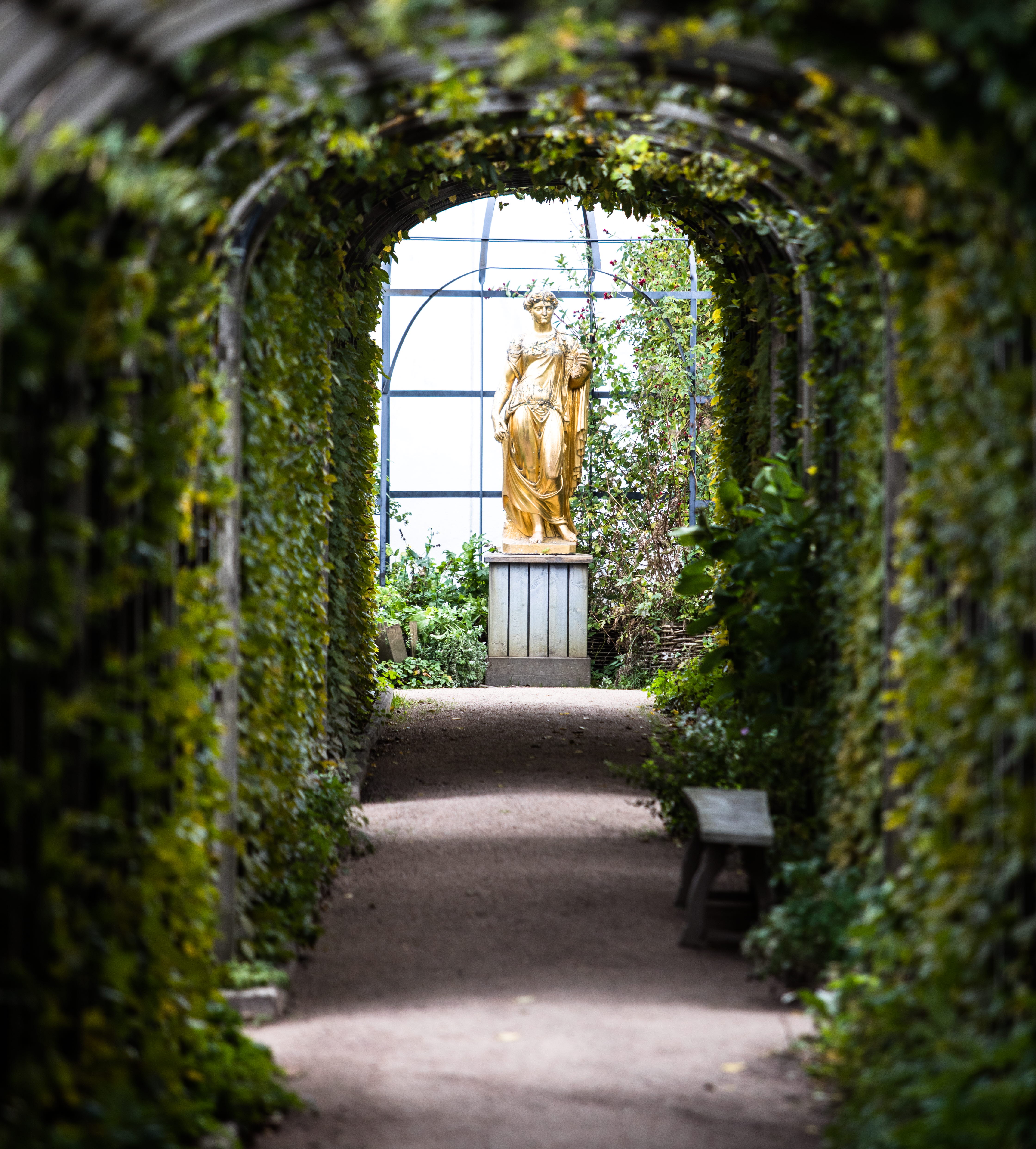 Trädgården på Läckö Slott