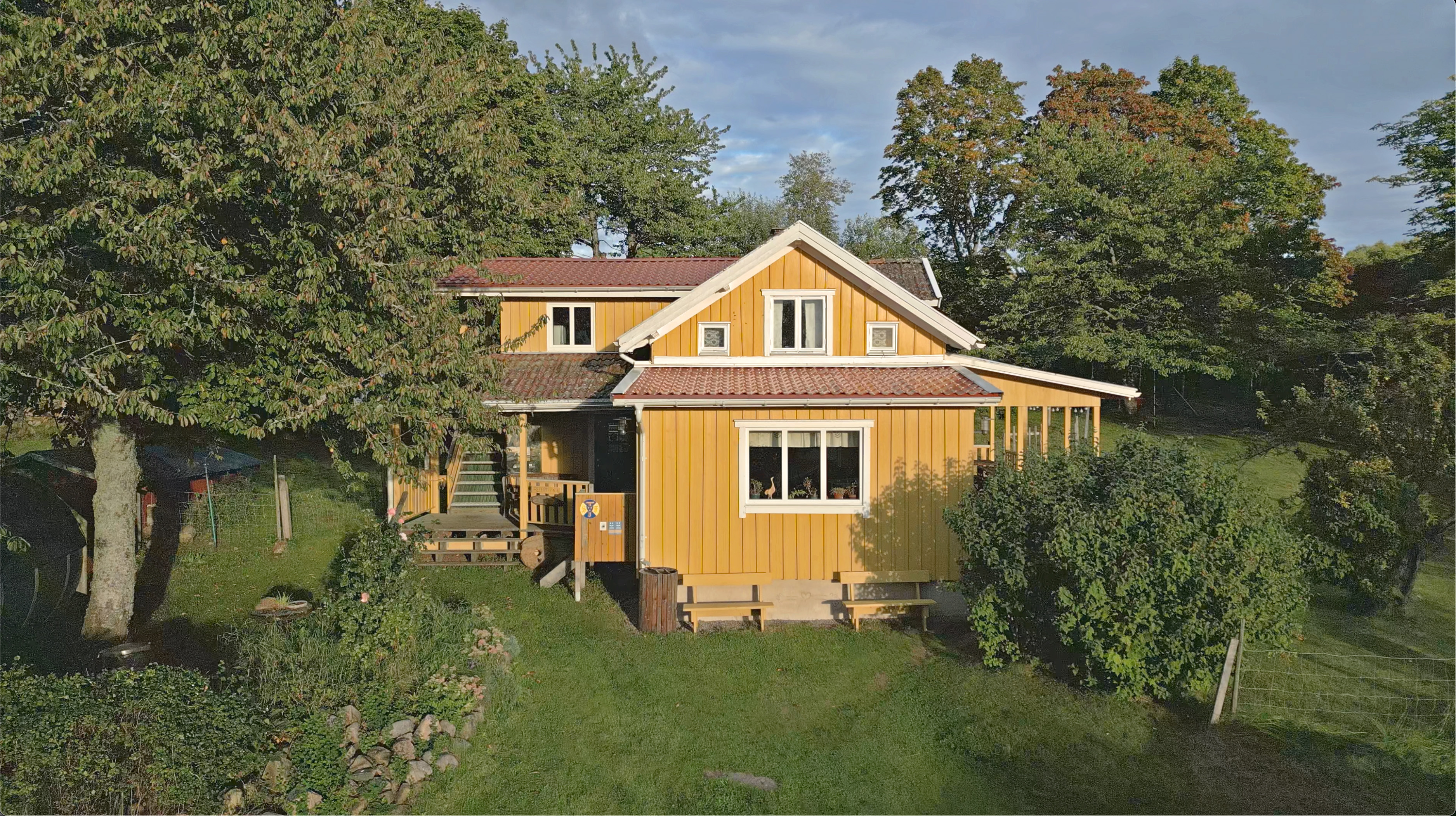 A house on the countryside.