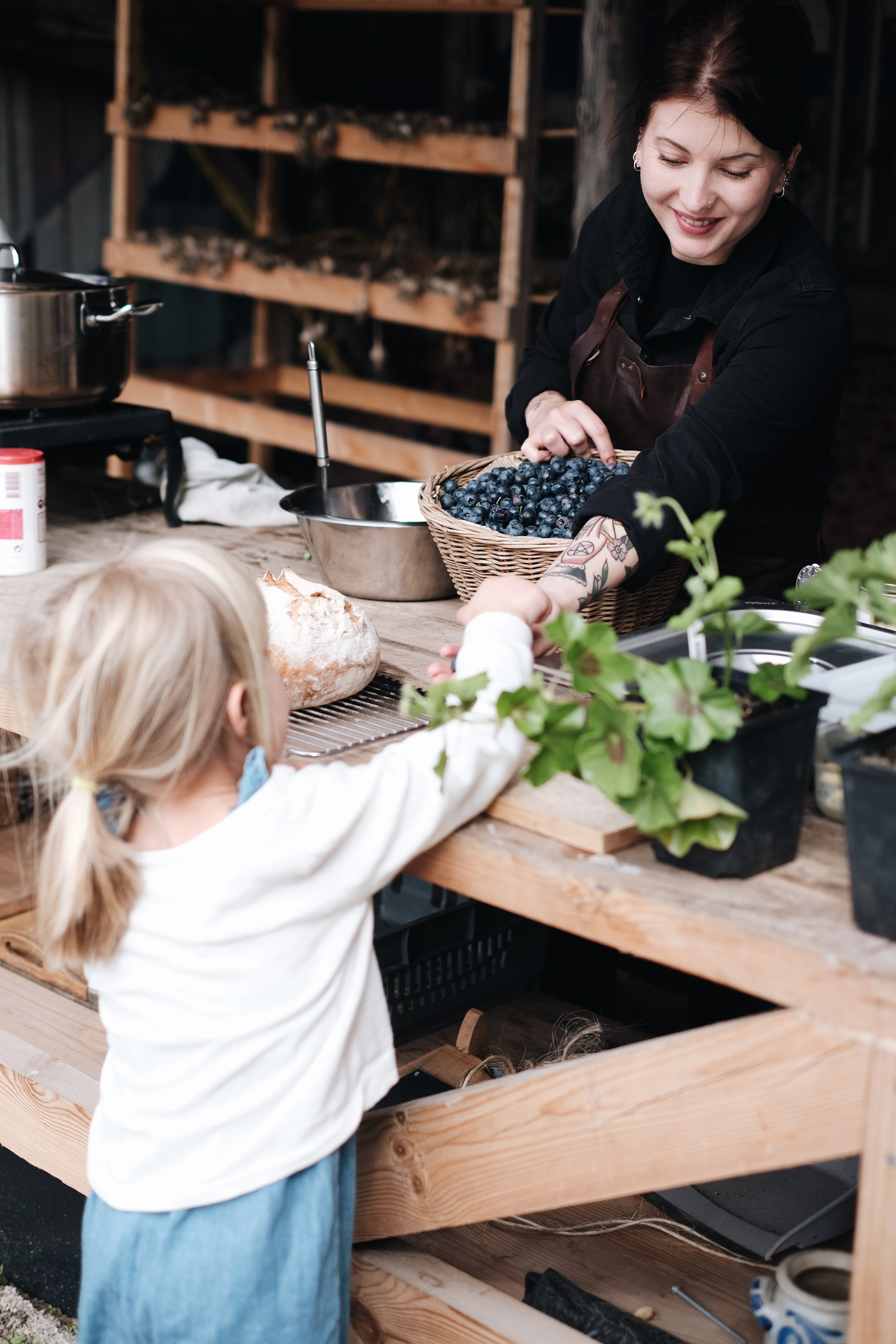 Gårdsbutik på landet.