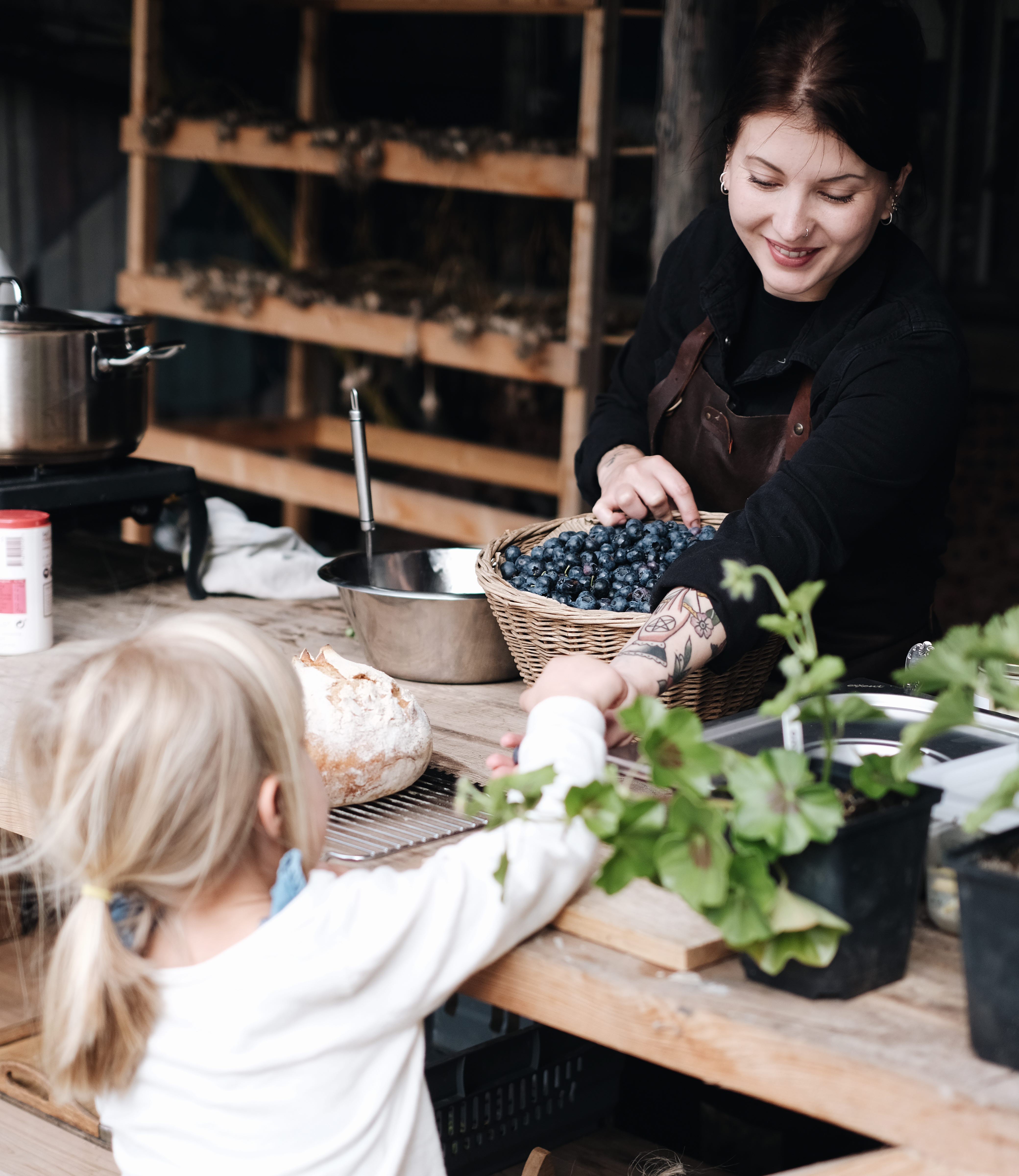 Farm shop in the country.