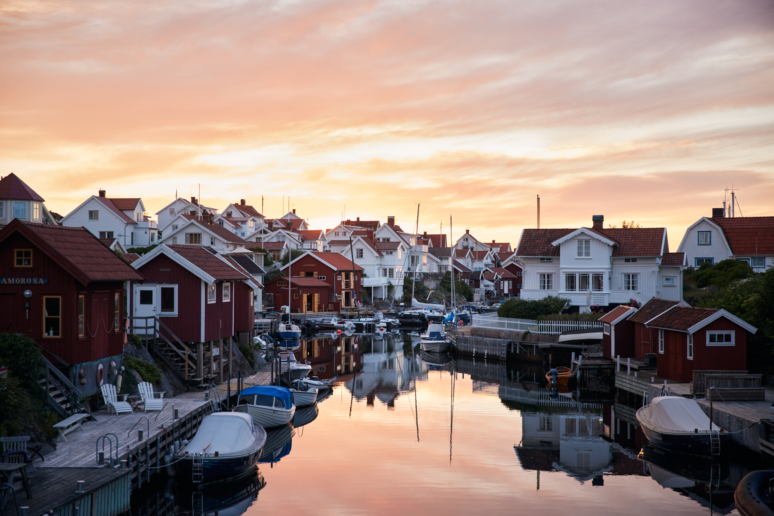 Kvällssol i Grundsund