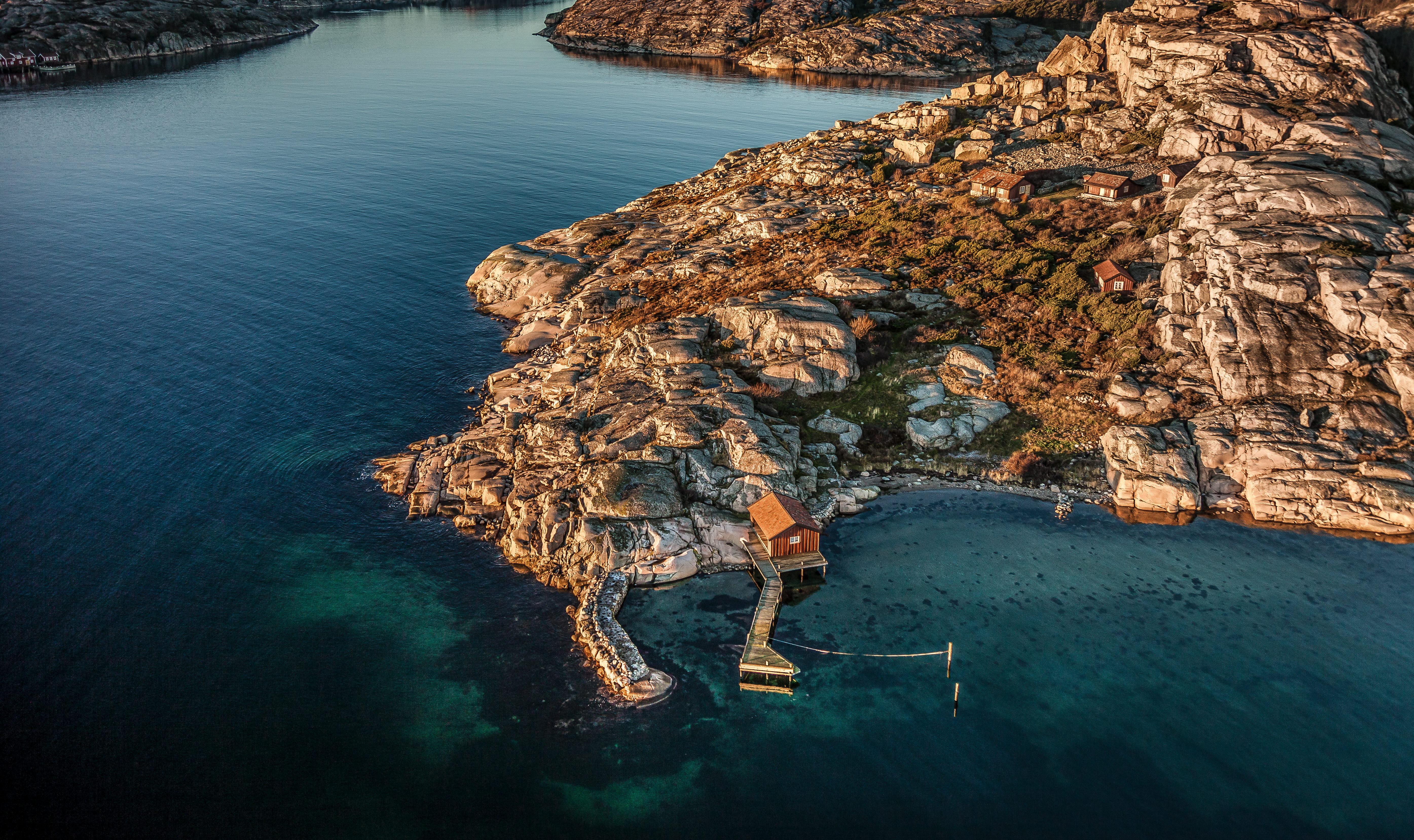 Drone photo over Heestrand