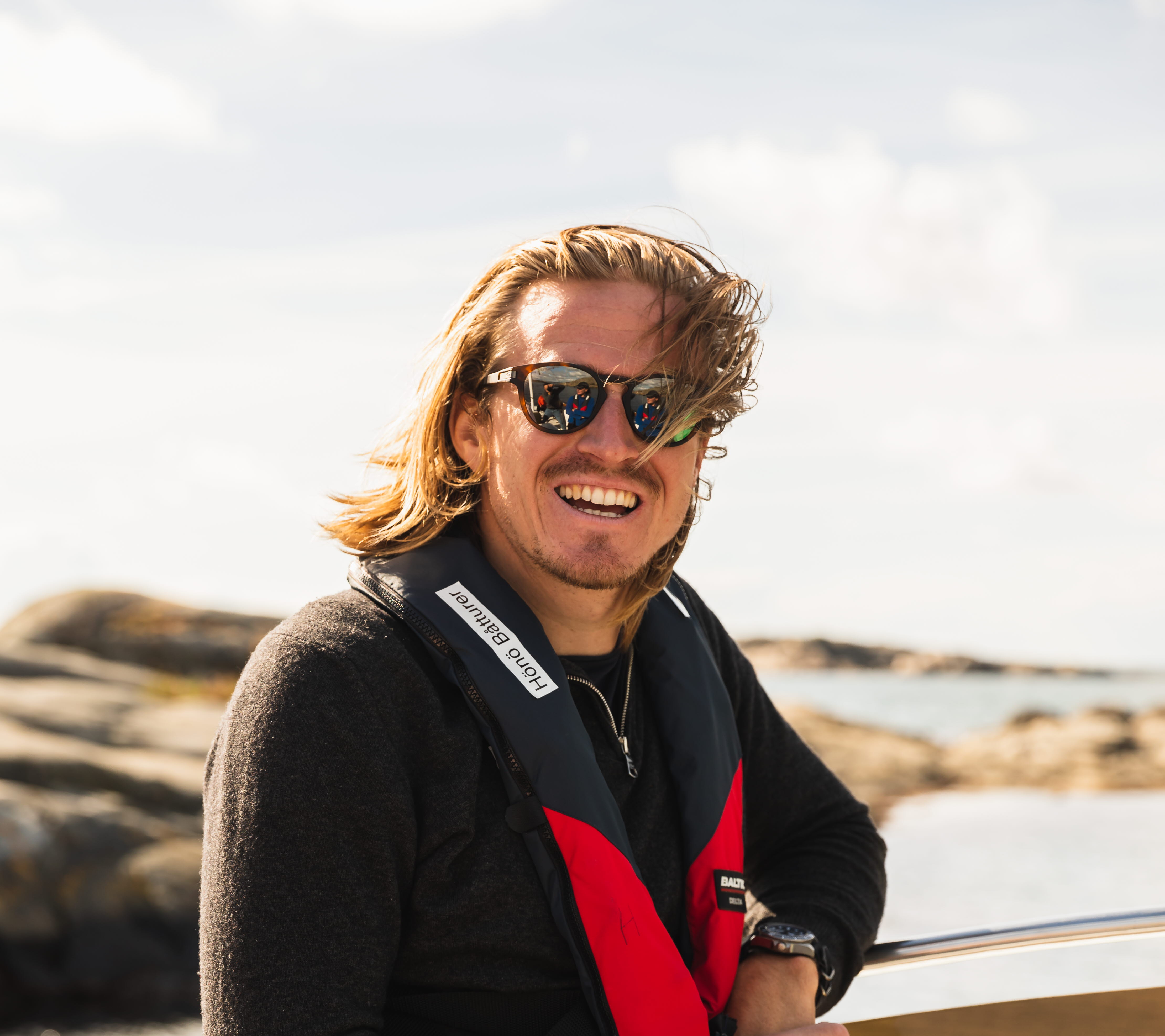 Aron Andersson visiting Hönö