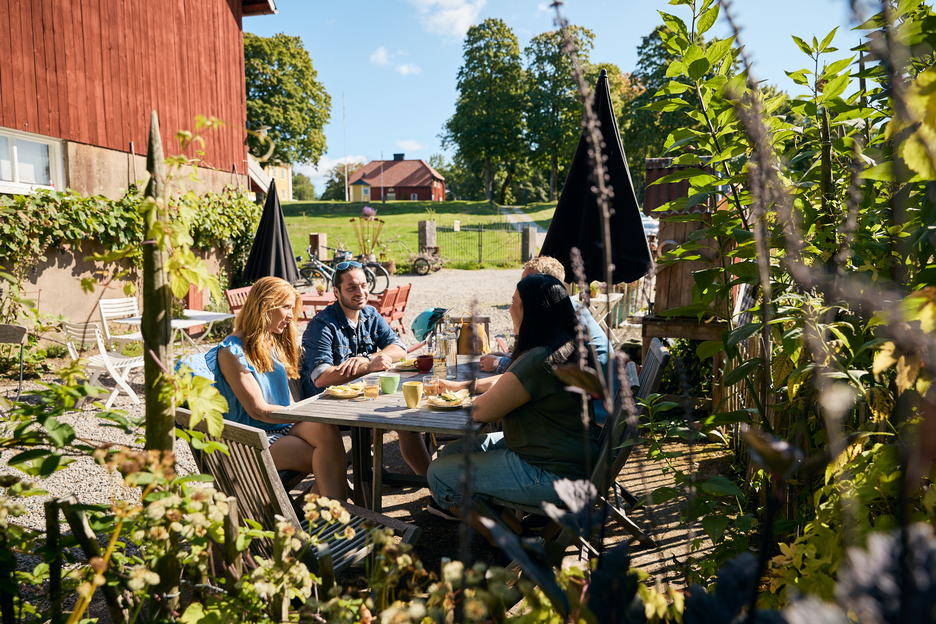 Biking at Källebacka