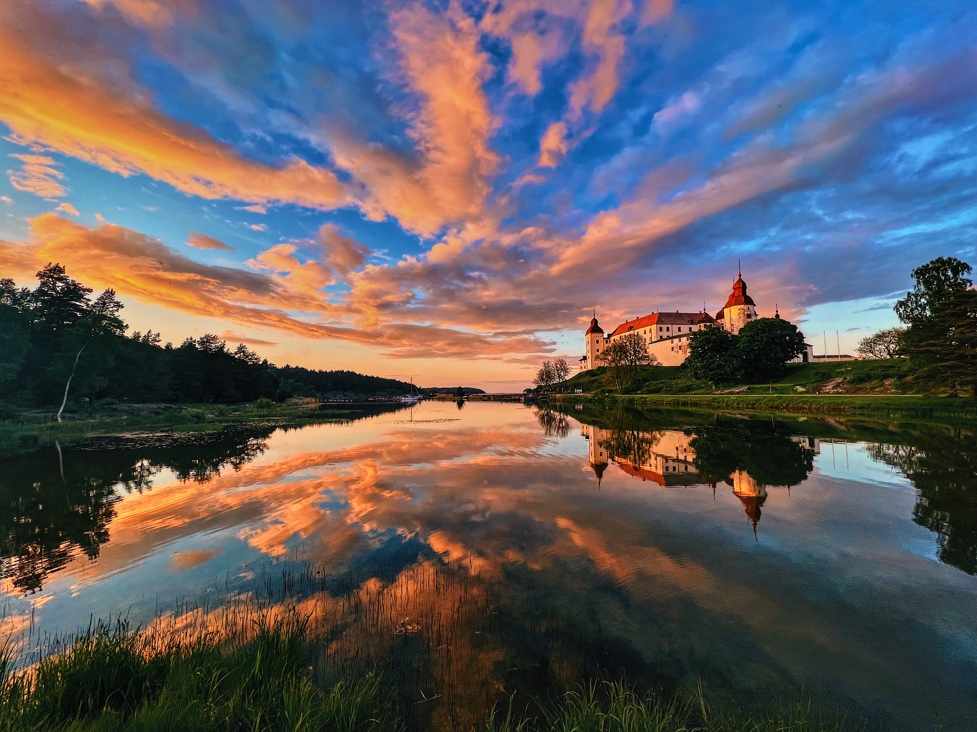 Läckö Slott vid Biosfärleden