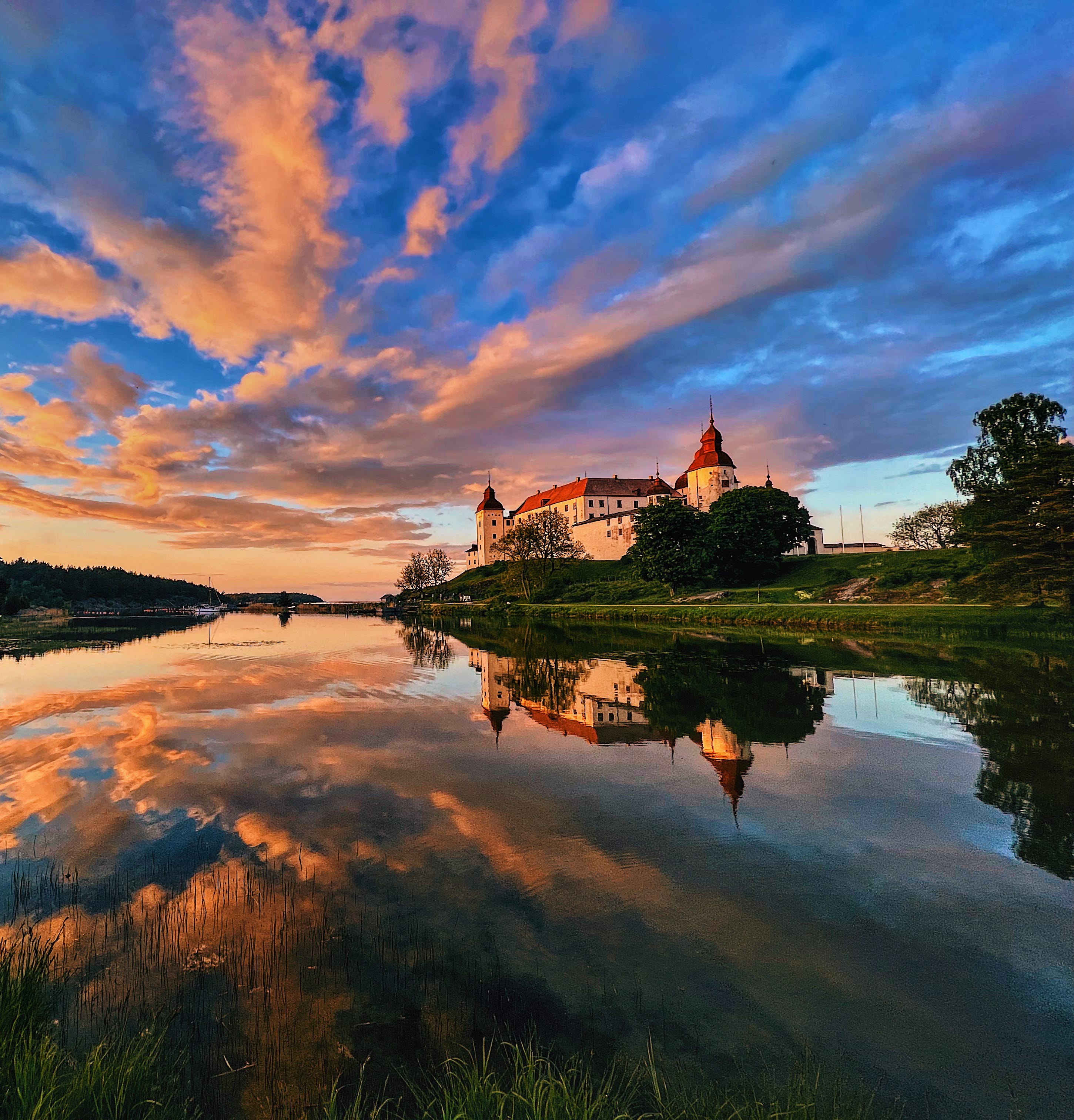 Läckö Slott vid Biosfärleden