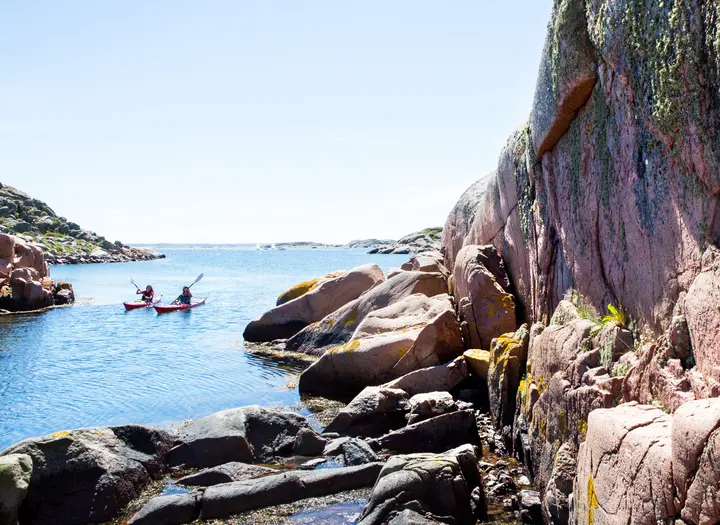 Paddla runt Gåsö i Skaftö skärgård