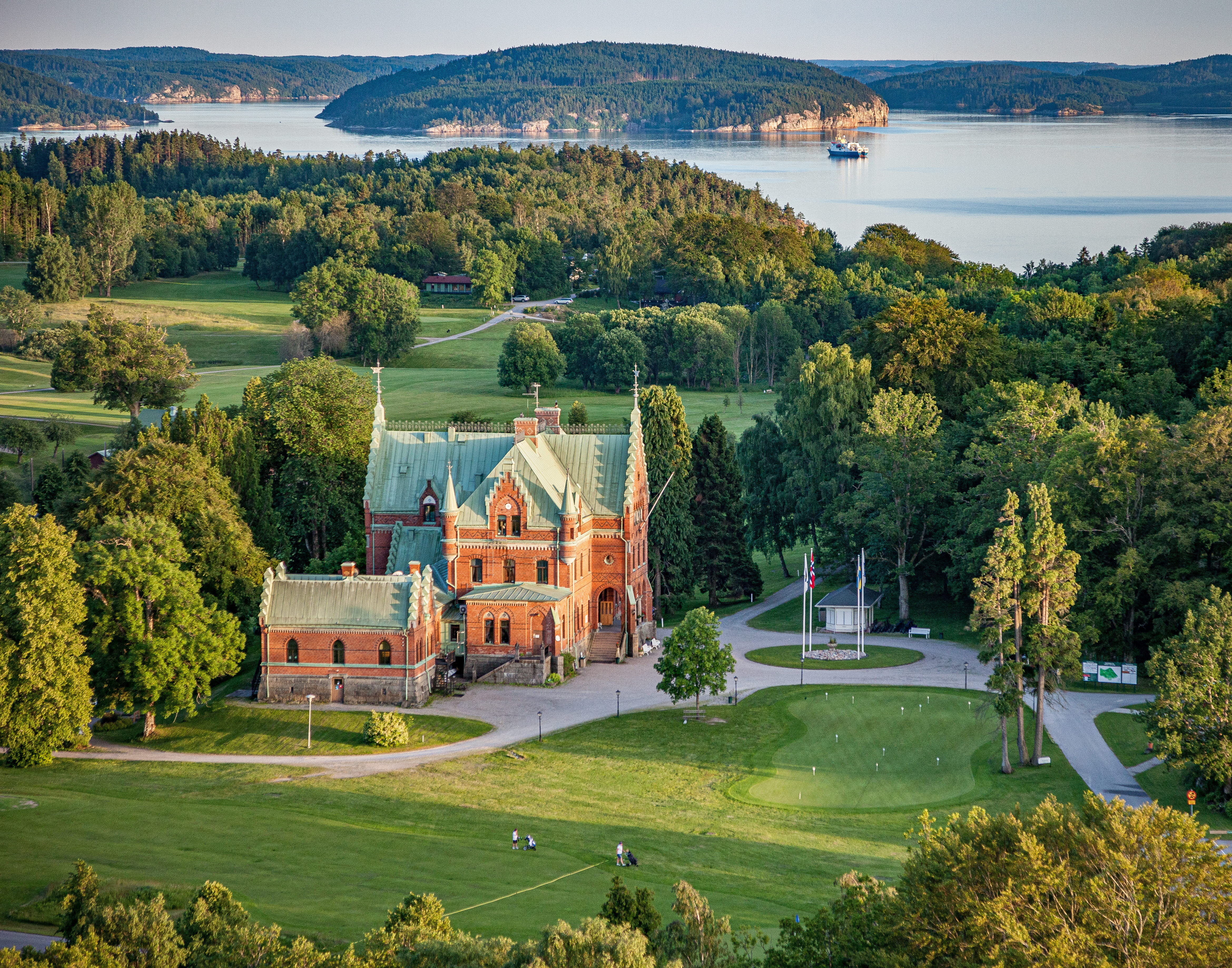 Drone photo over Torreby