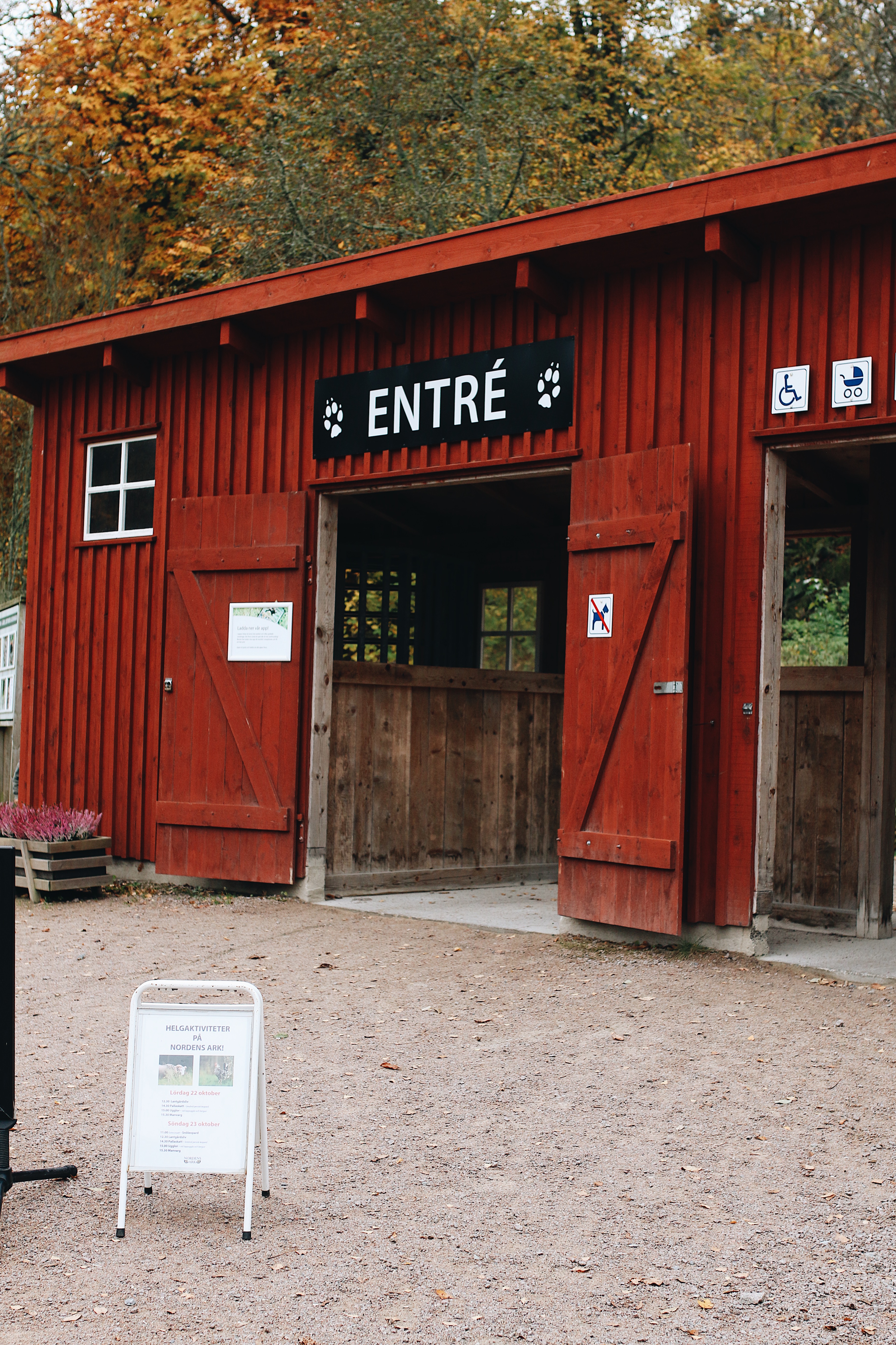 Familjeaktivitet hos Nordens Ark