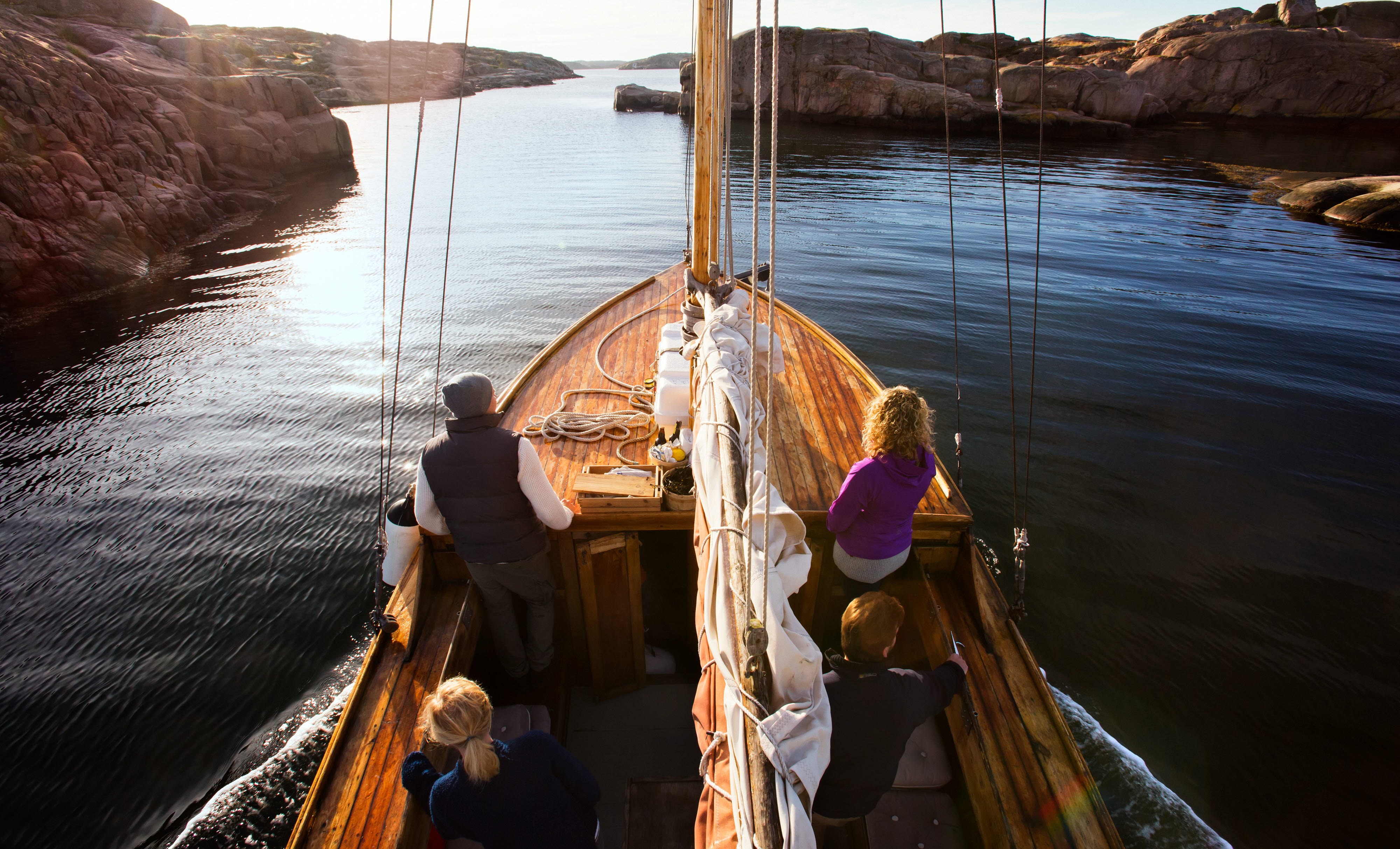 Boat out on a oystersafari
