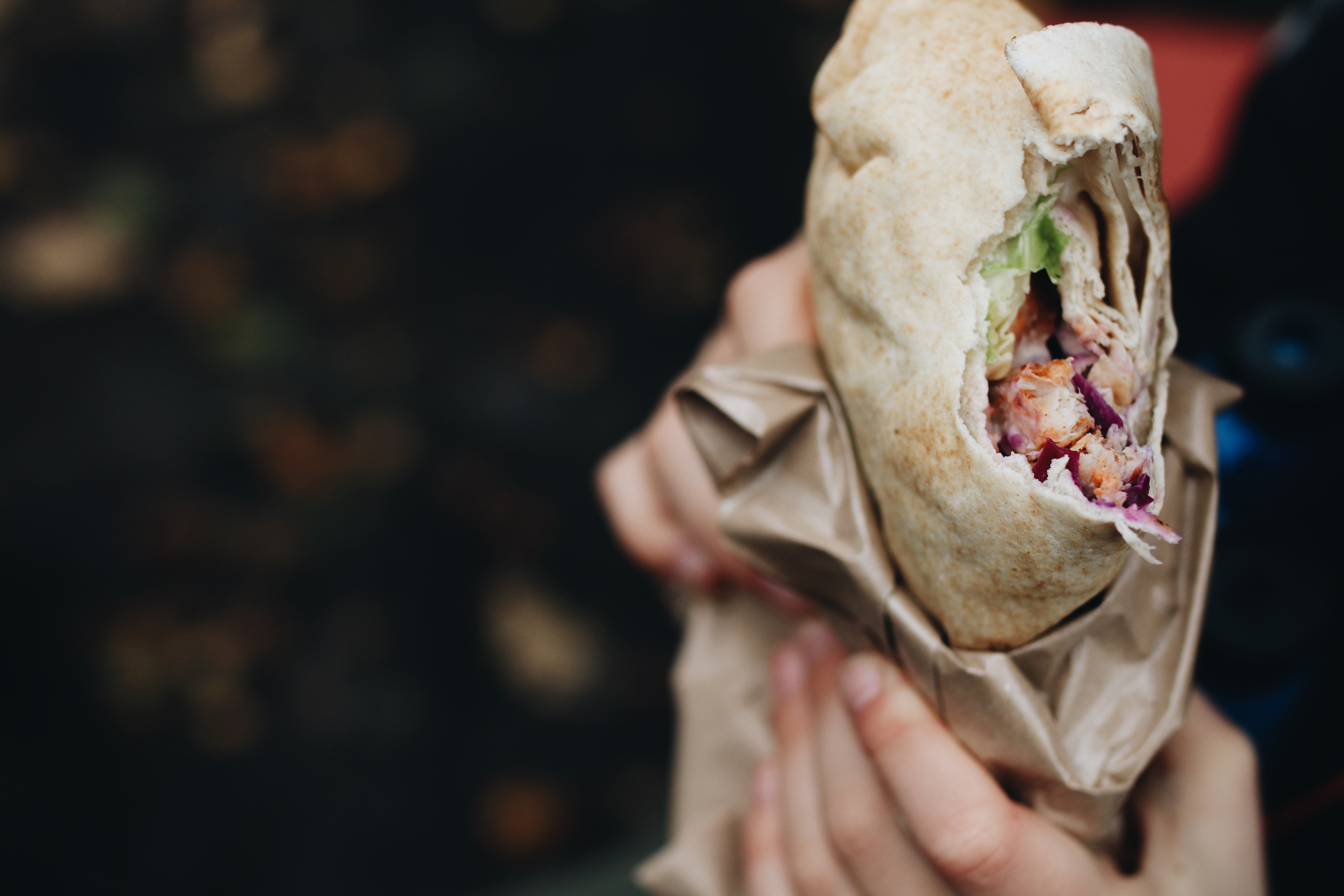 Lunch wrap hos Ragnerud 