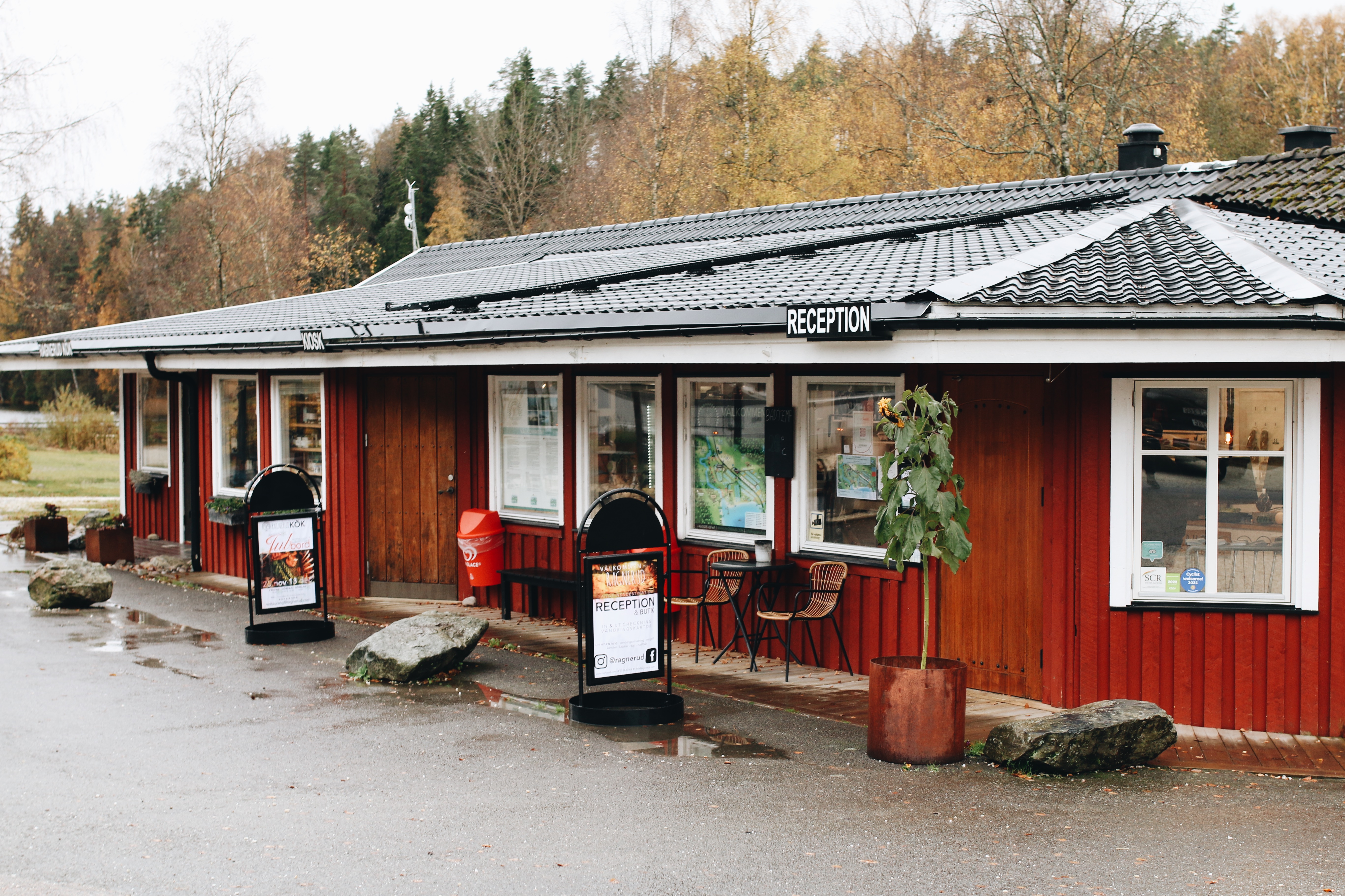 Reception hos Ragnerud Camping