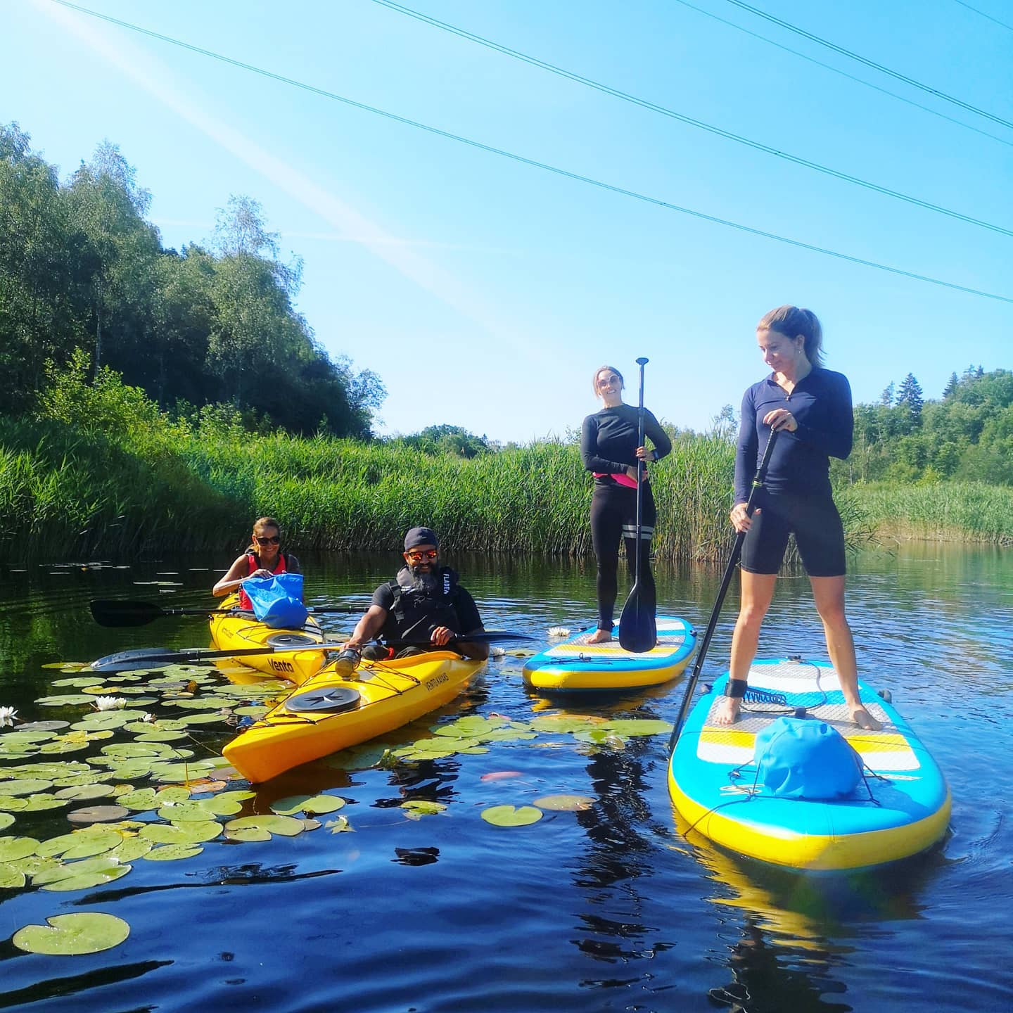 surfboden, kajak och sup