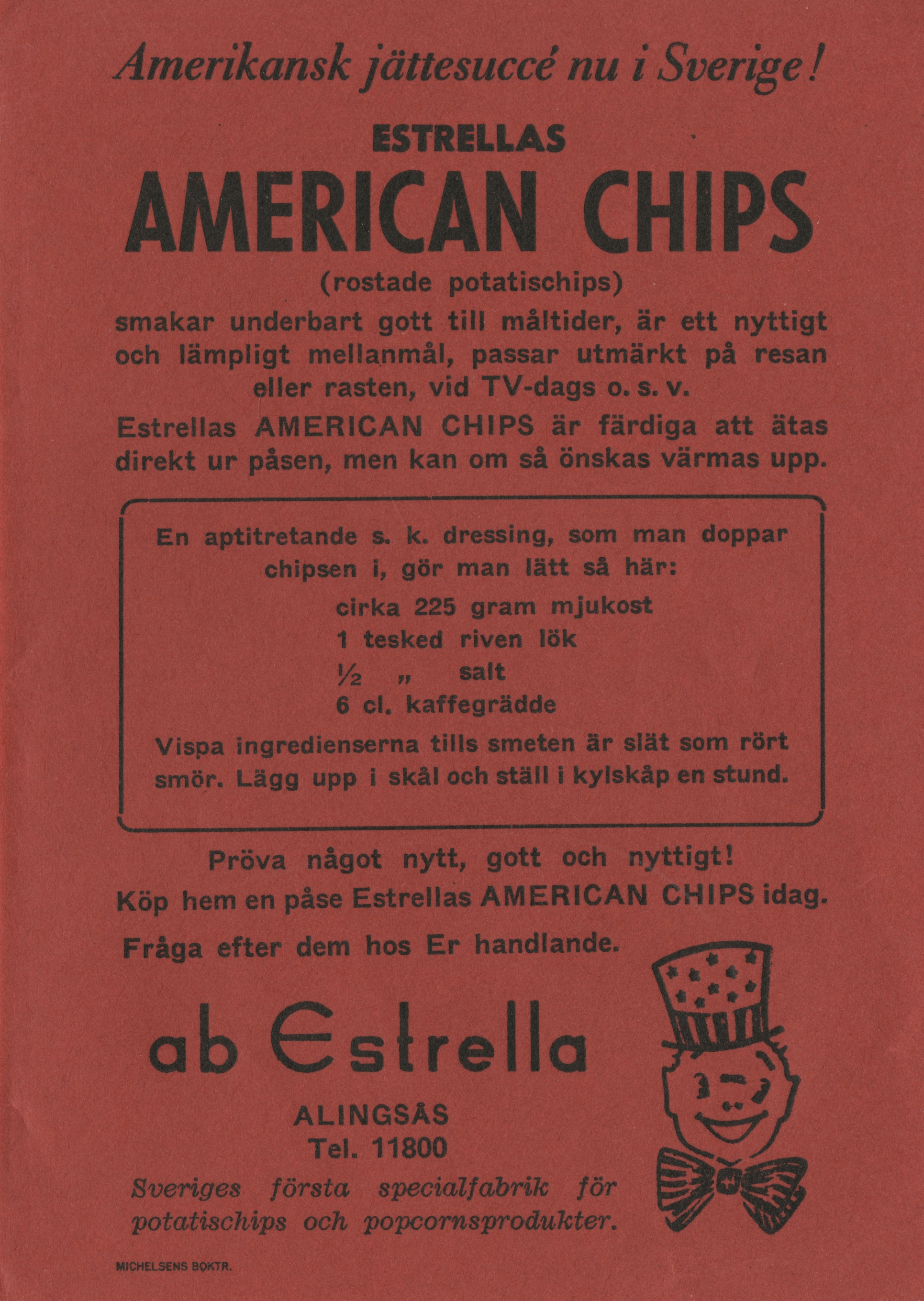 Estrella gammal annons. 