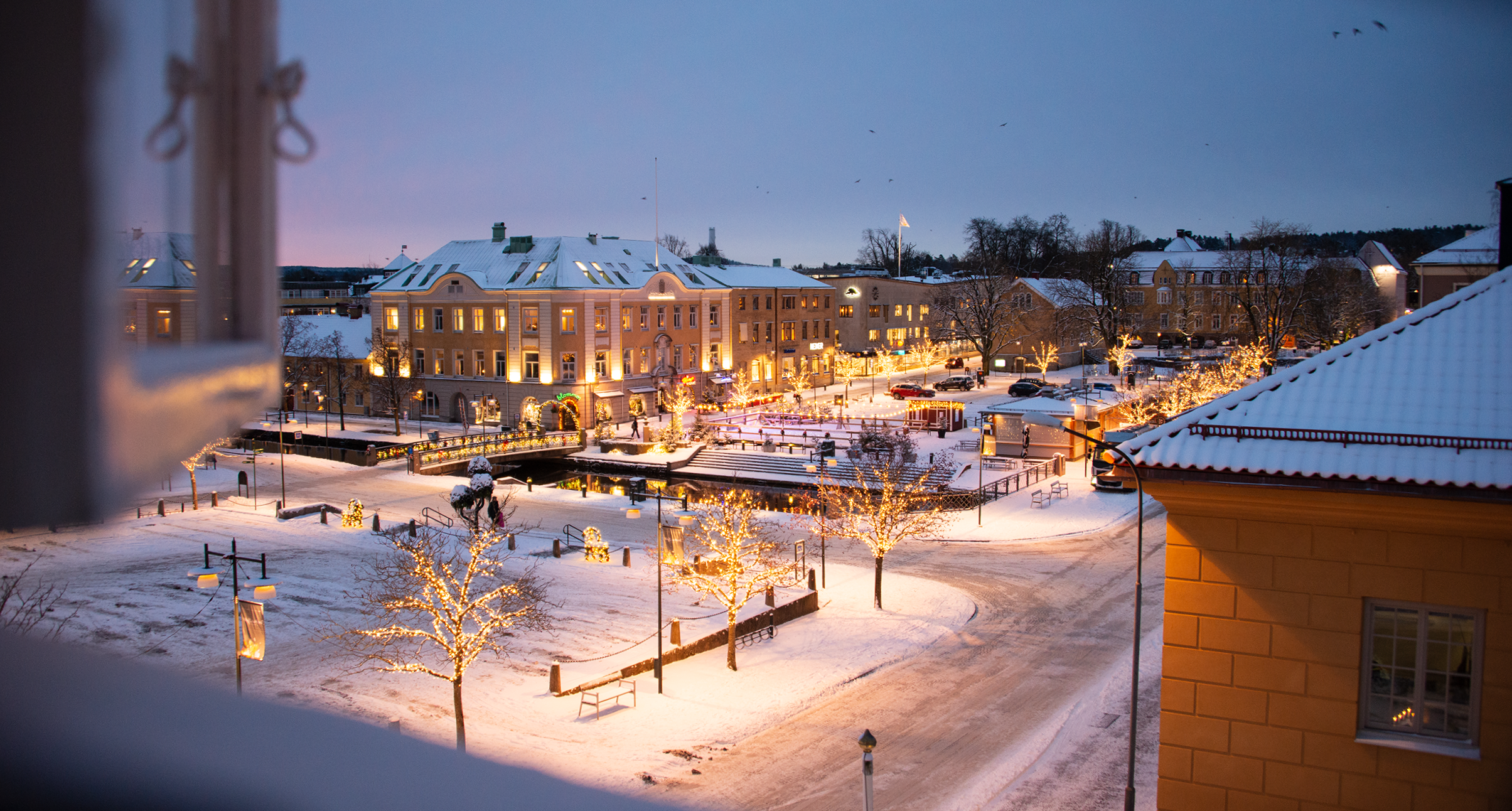 jul i alingsås, stora torget