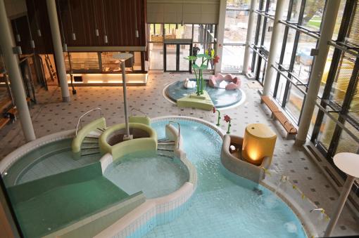 Interiörbild från Nolhaga Parkbad