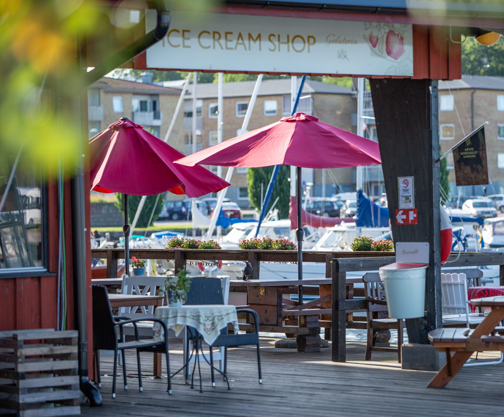 Marinan Café i Åmåls Gästhamn