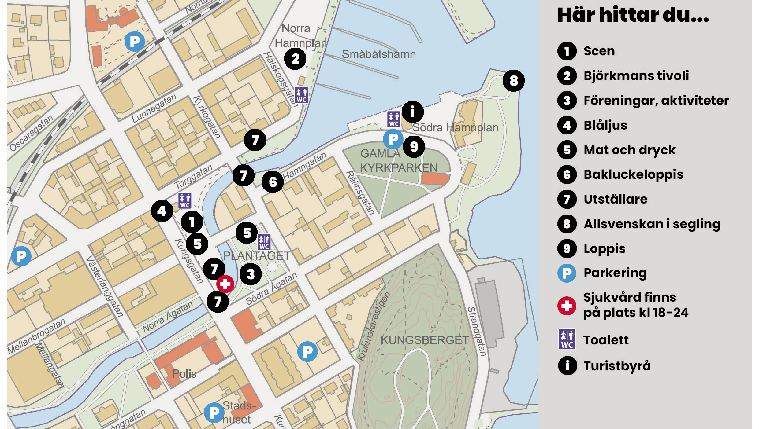 Karta Åmålskalaset 2024