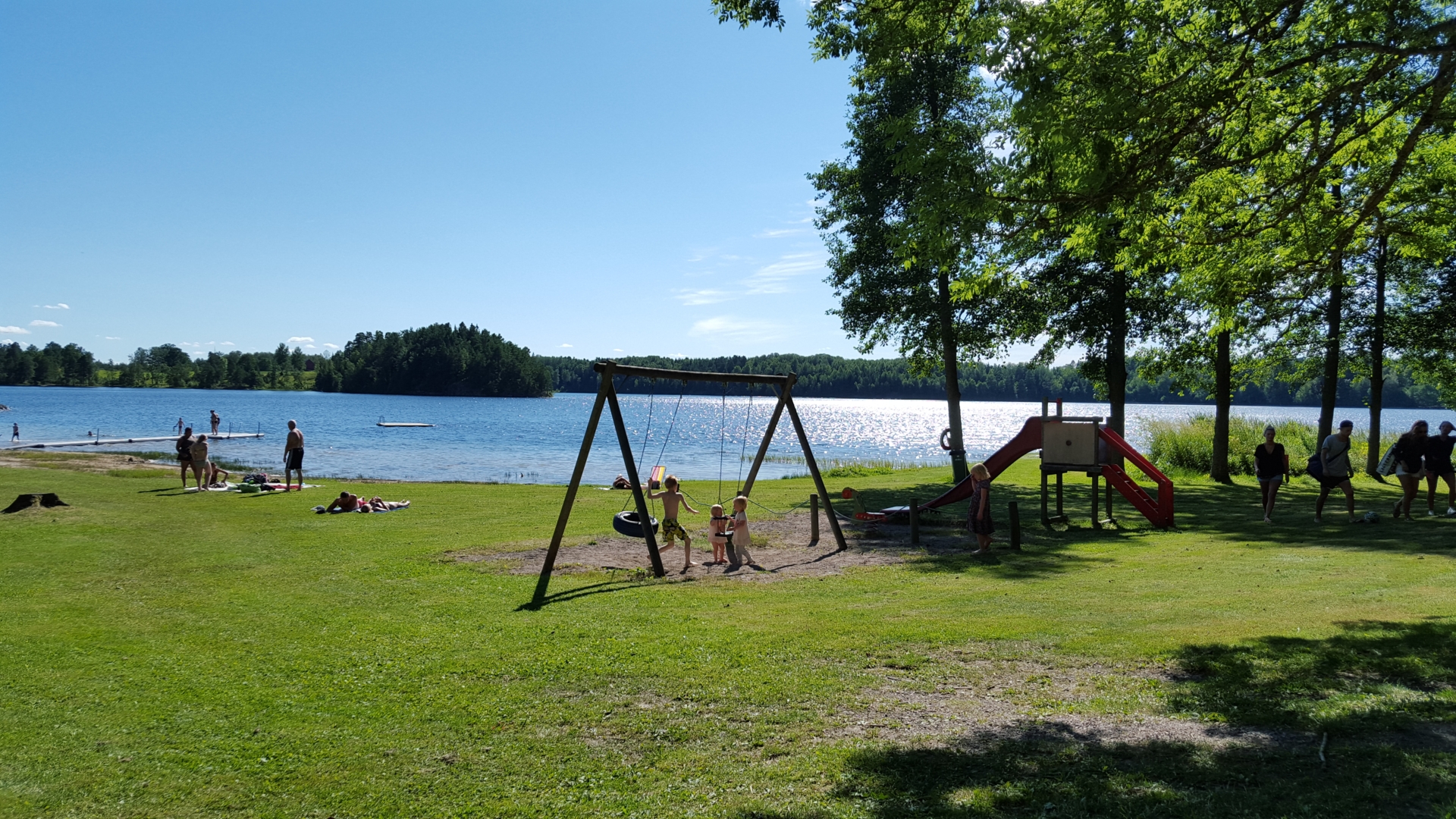 Lilla Bräcke badplats, Ånimskog (Furusjöns badplats)