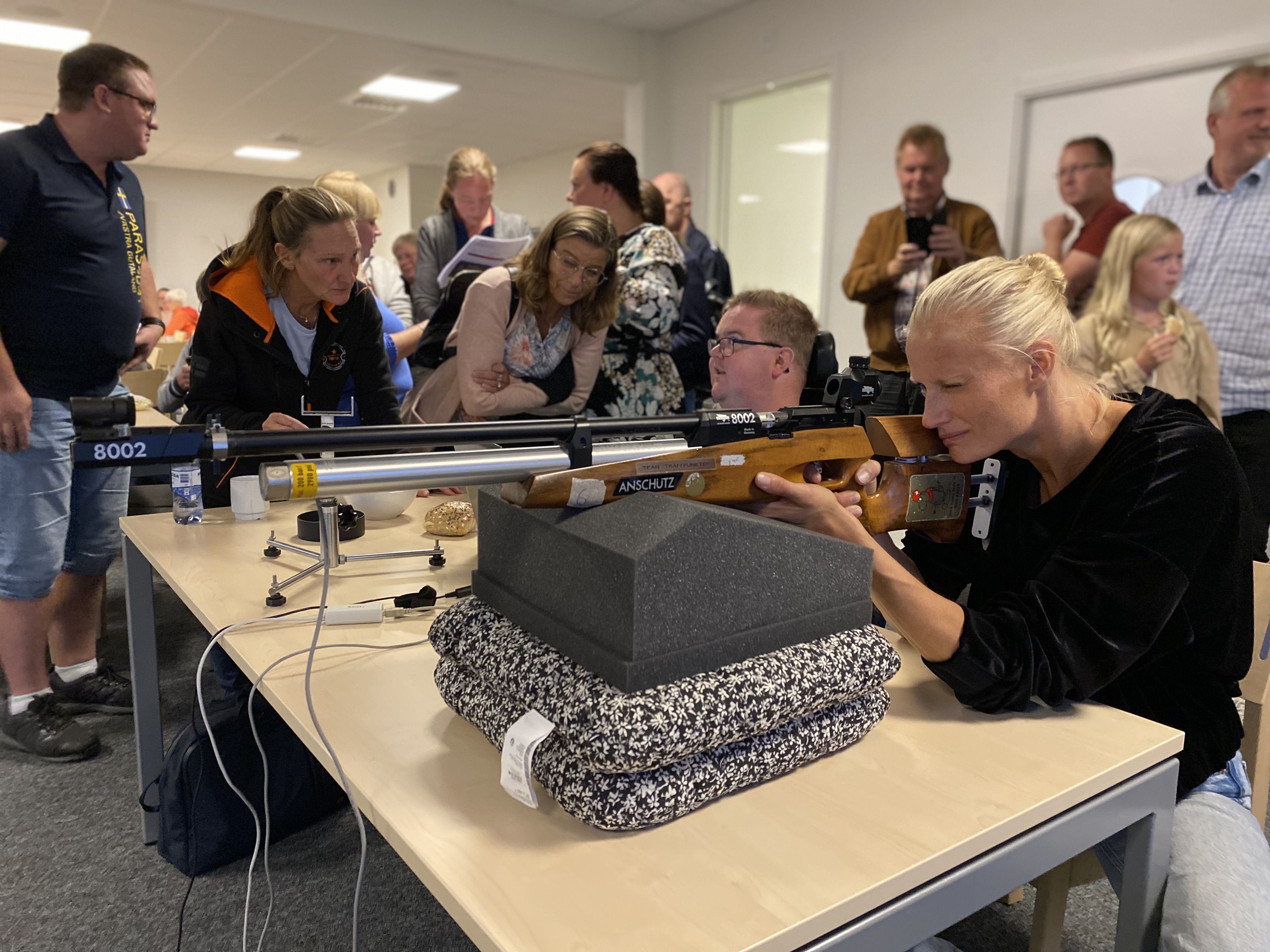 Carolina Klüft och Philip Värsås på uppladdningskväll inför SM-veckan