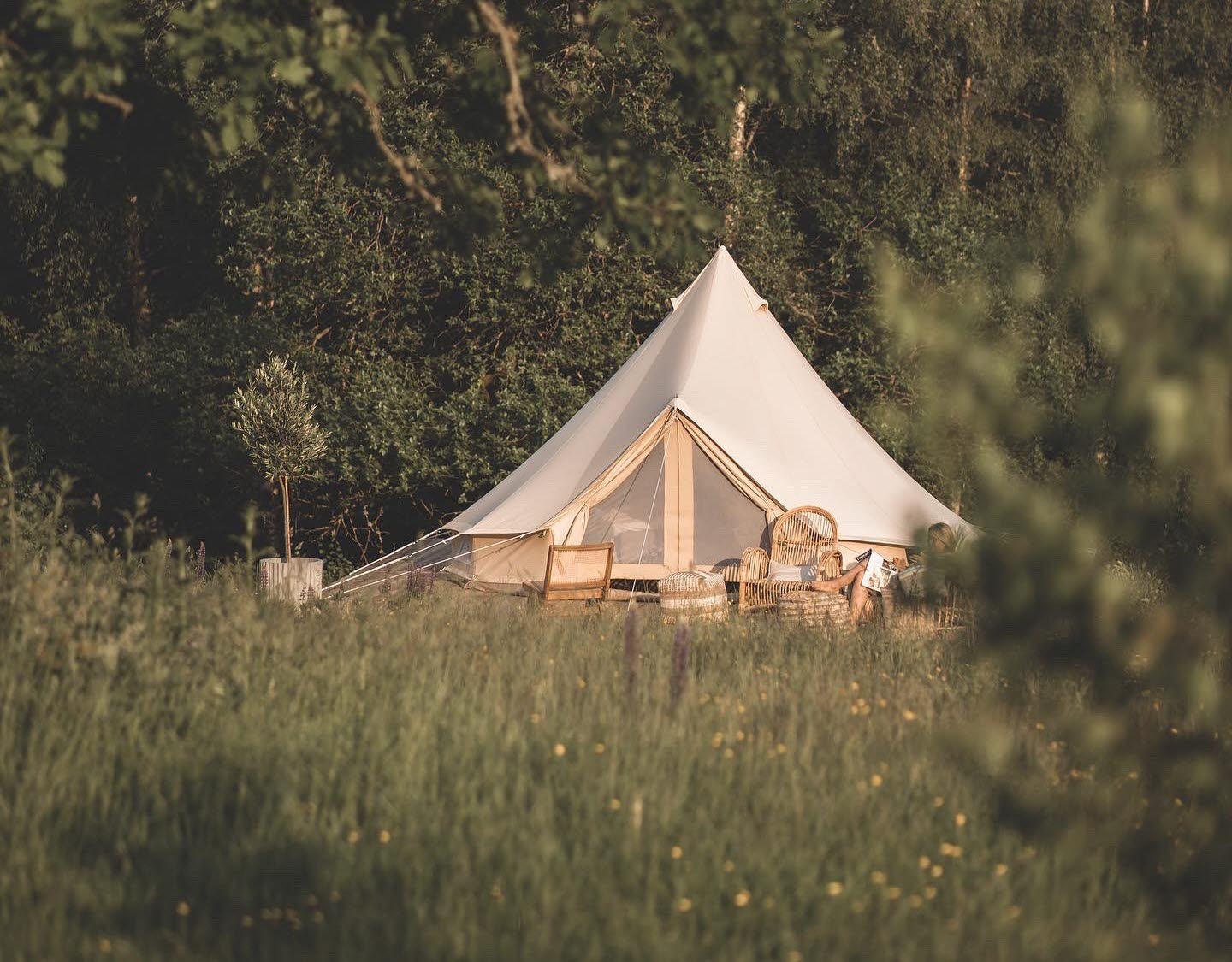 Glamping at Bruket in Wiared.