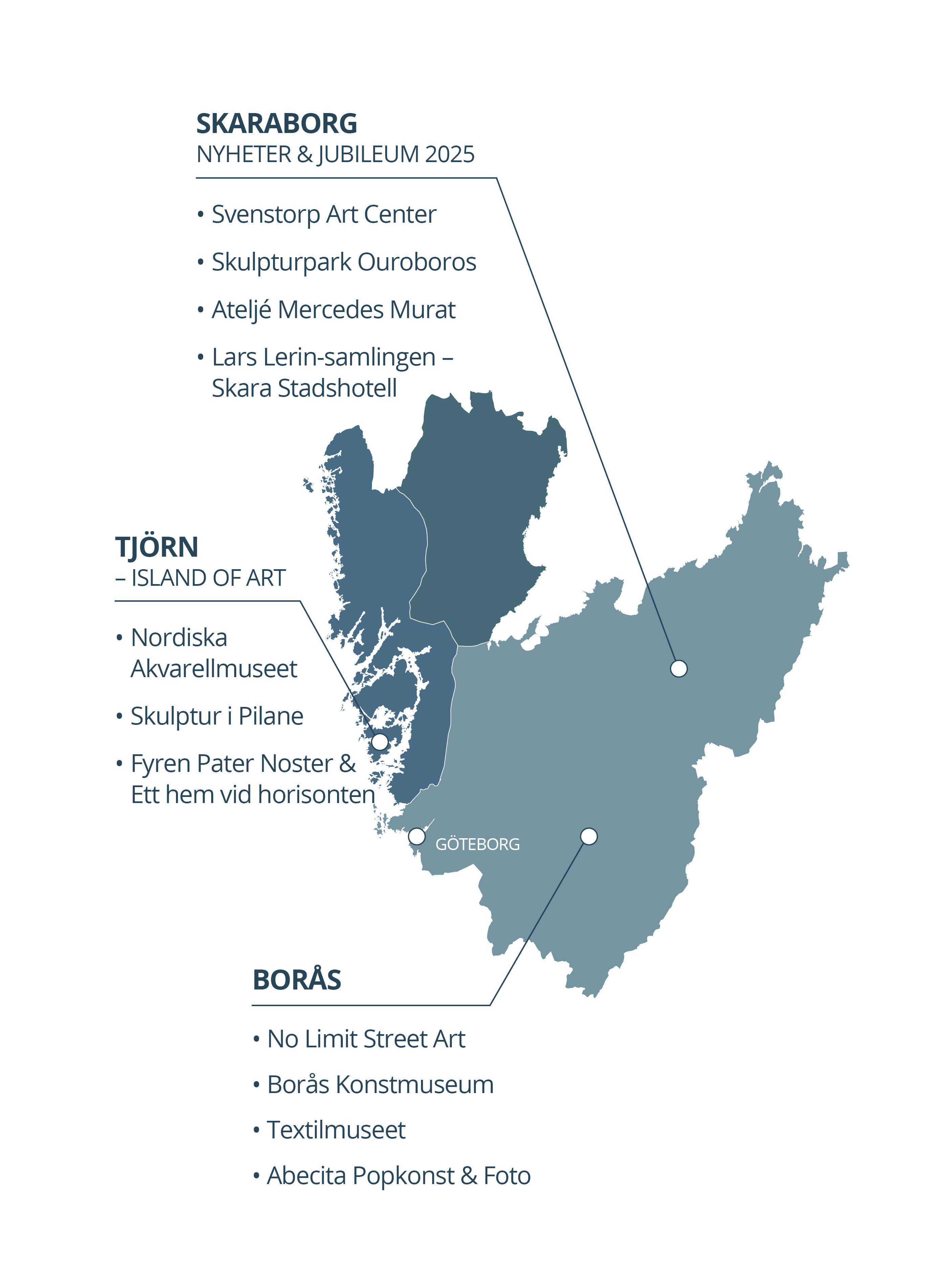 Karta Konst i Västsverige