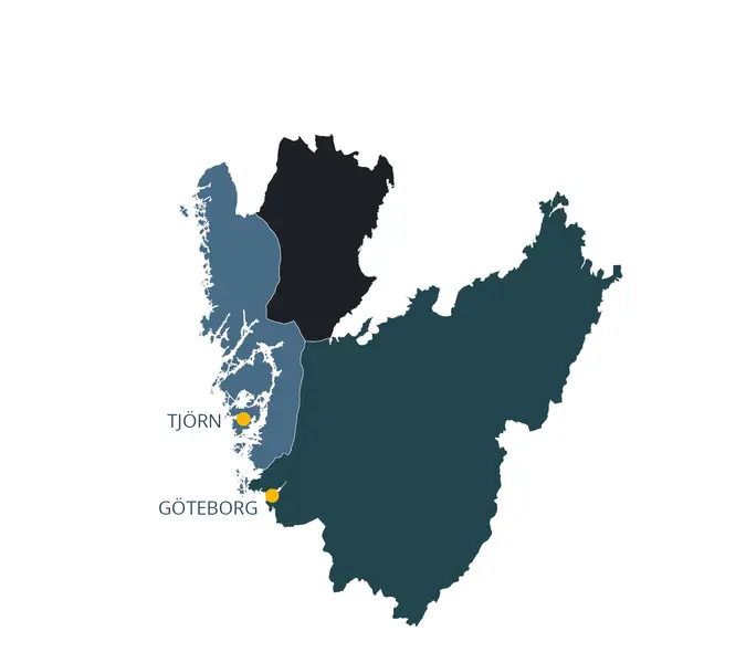 Tjörn på Sveriges vestkyst