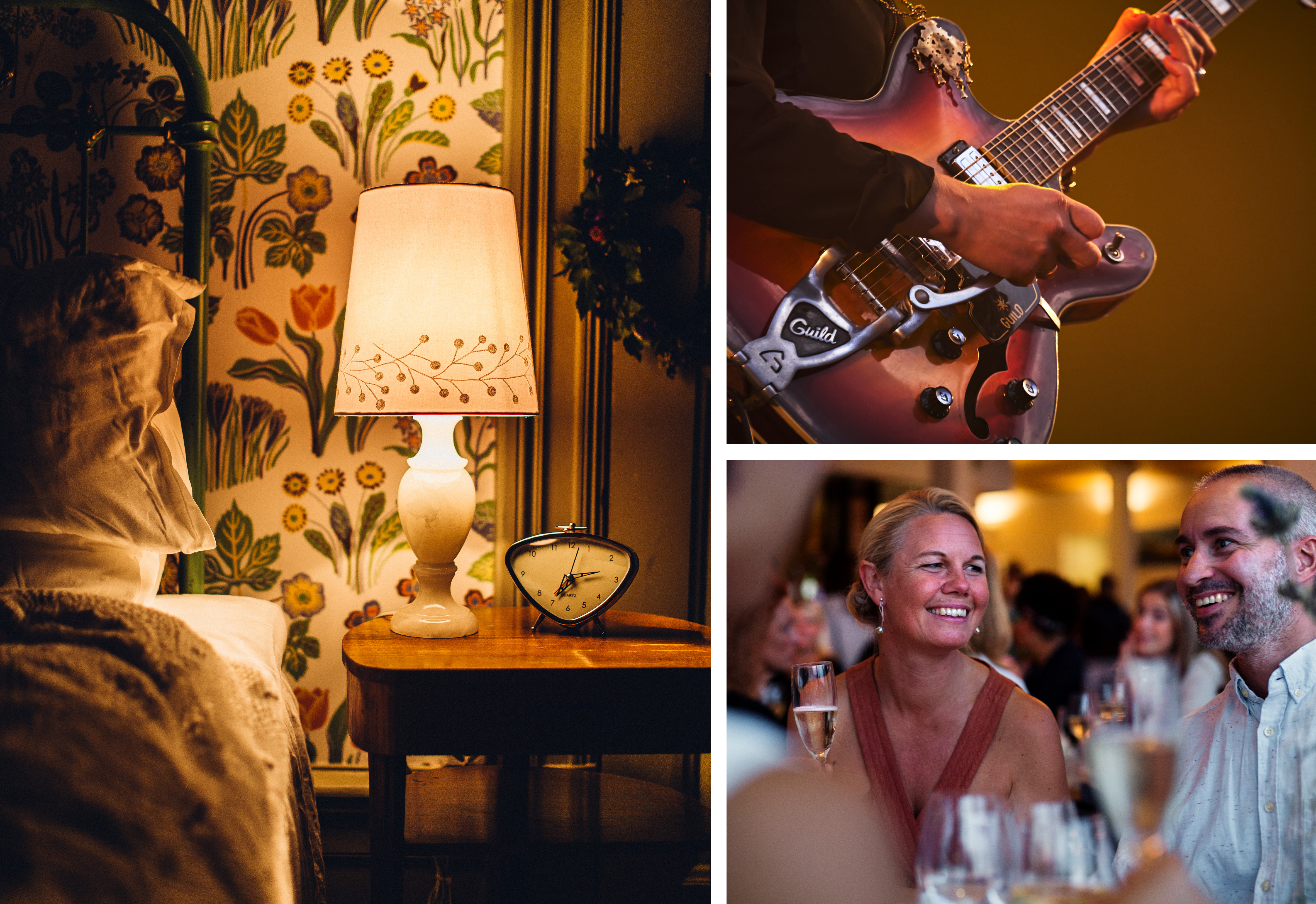 kollage av musikpaket