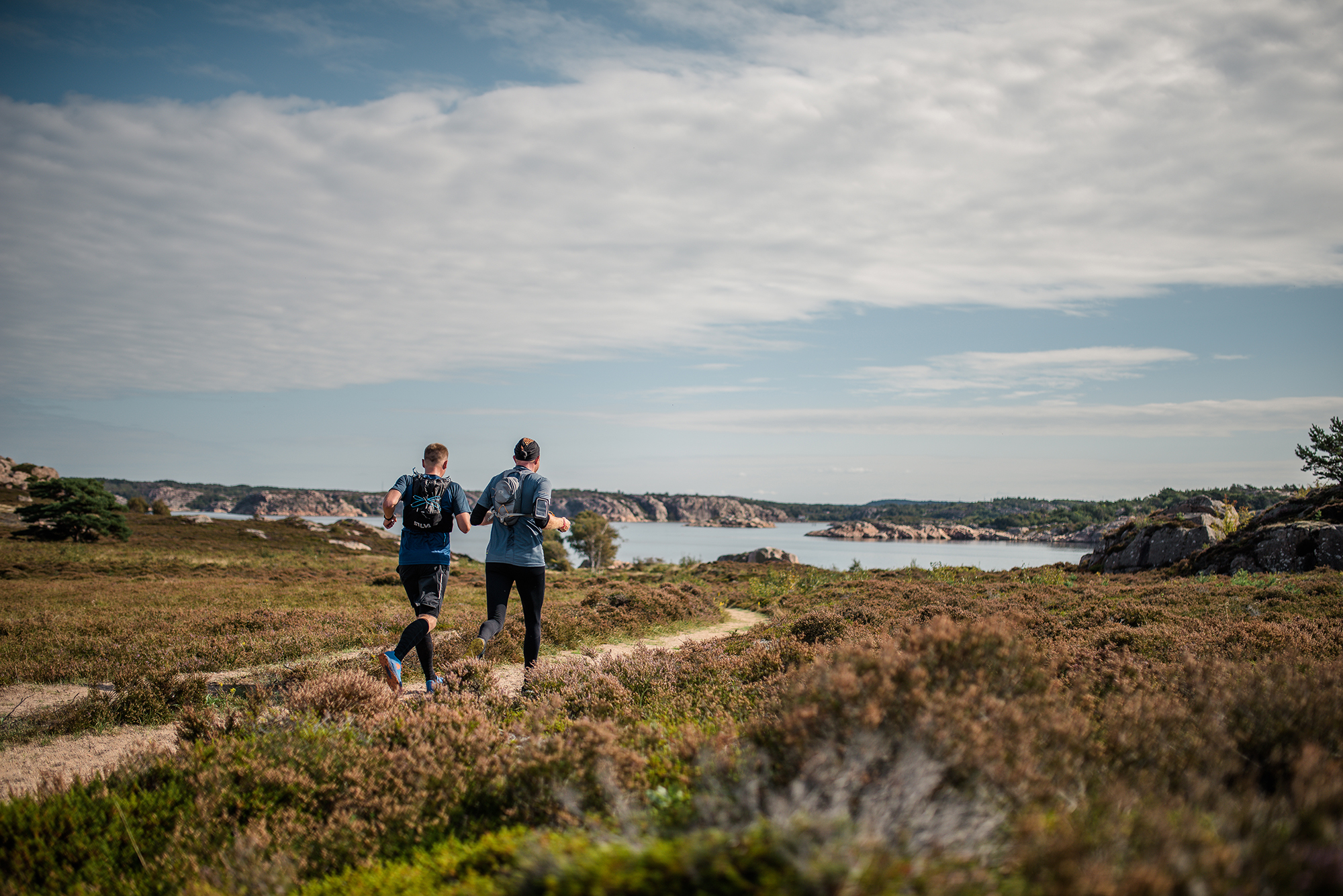 Löpare i skärgården.