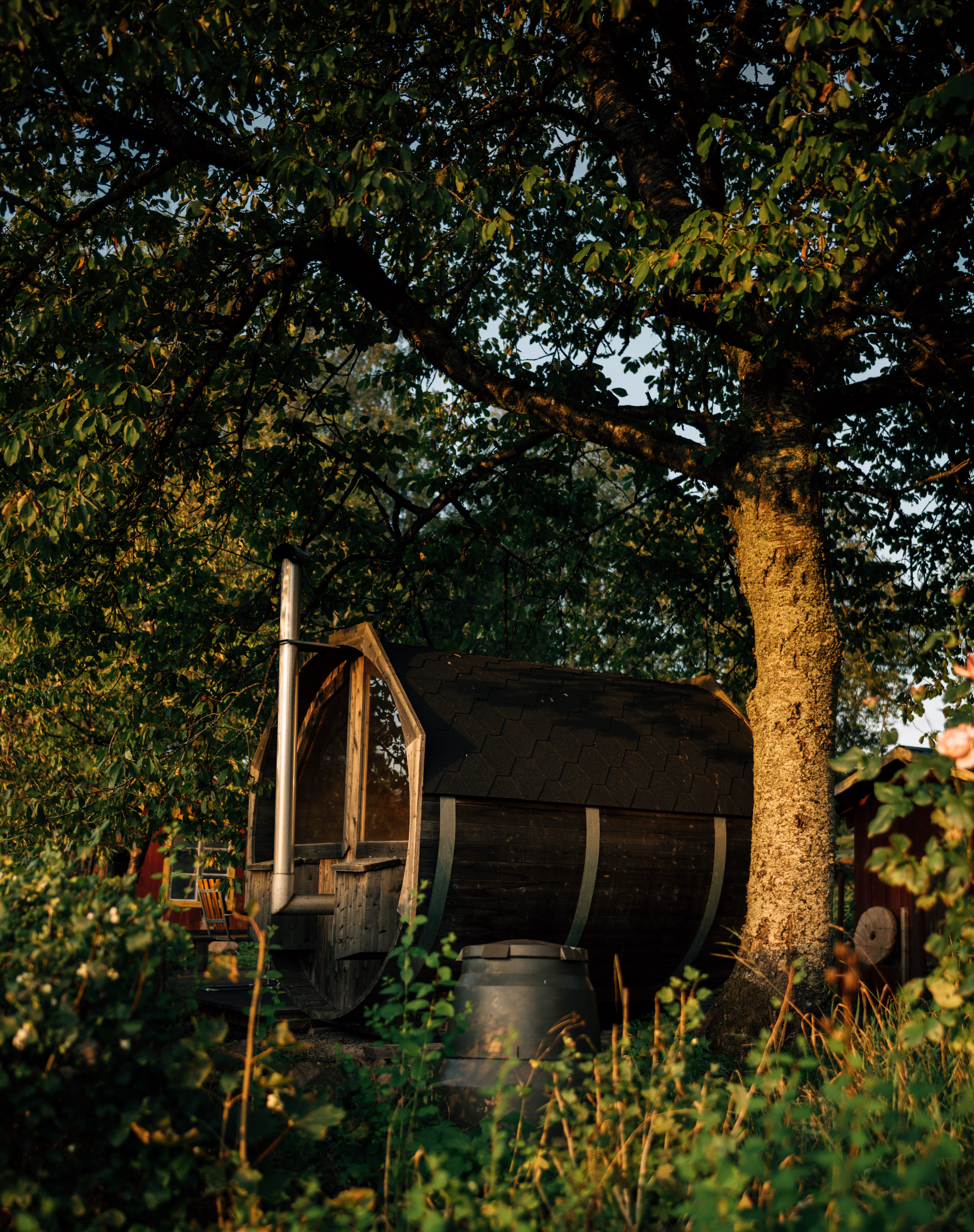 Sauna exterior Lugnåsberget