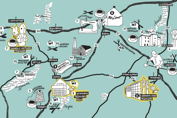 Illustration Roadtrip Tygriket