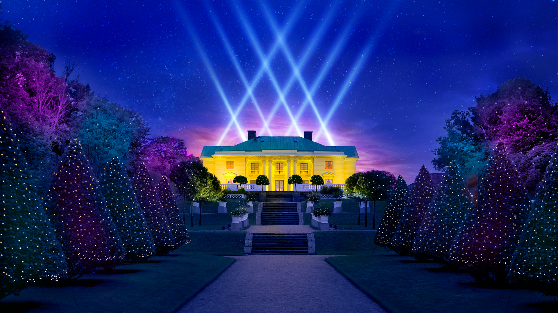 Winter LIghts at Gunnebo