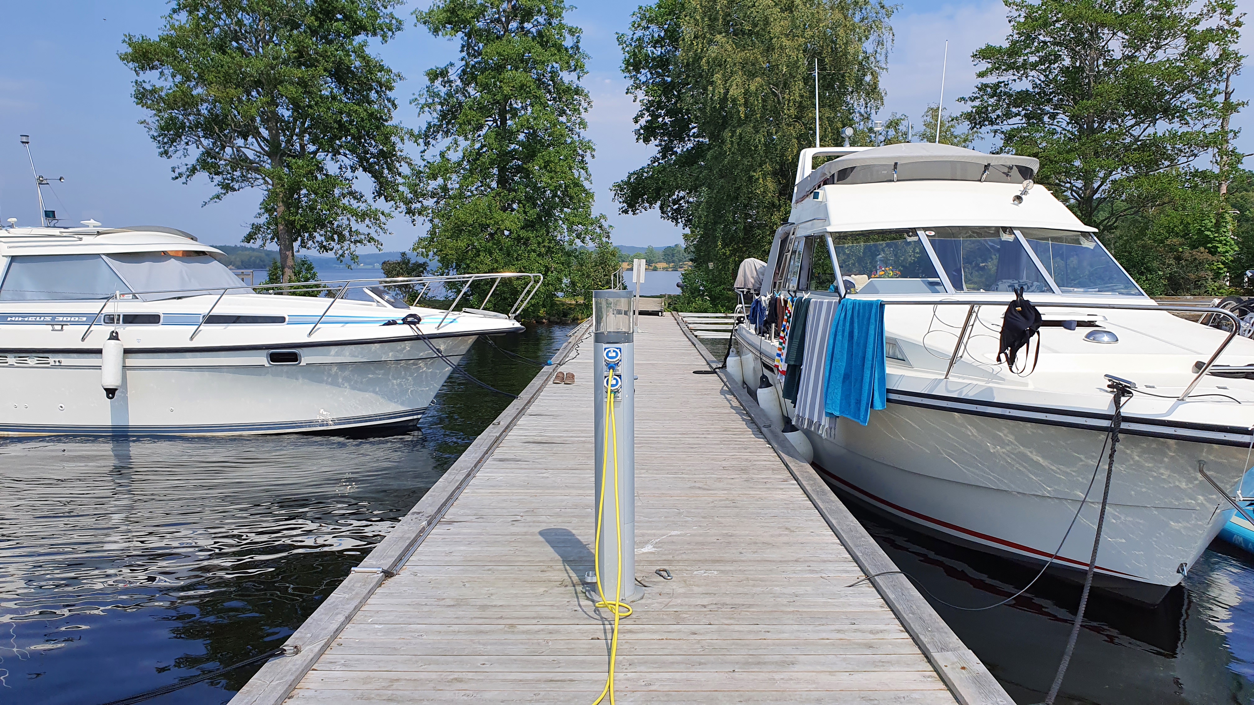 Gästbrygga Baldersnäs Gästhamn.