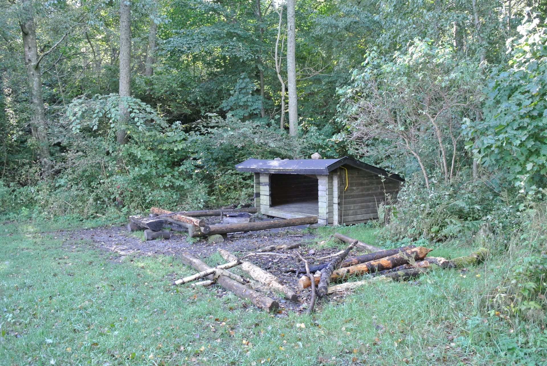 Vindskydd vid Ösan naturreservat