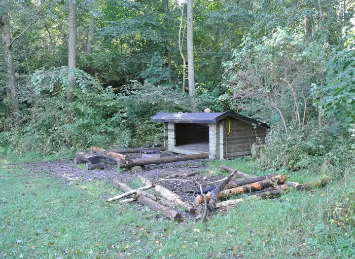 Vindskydd vid Ösan naturreservat