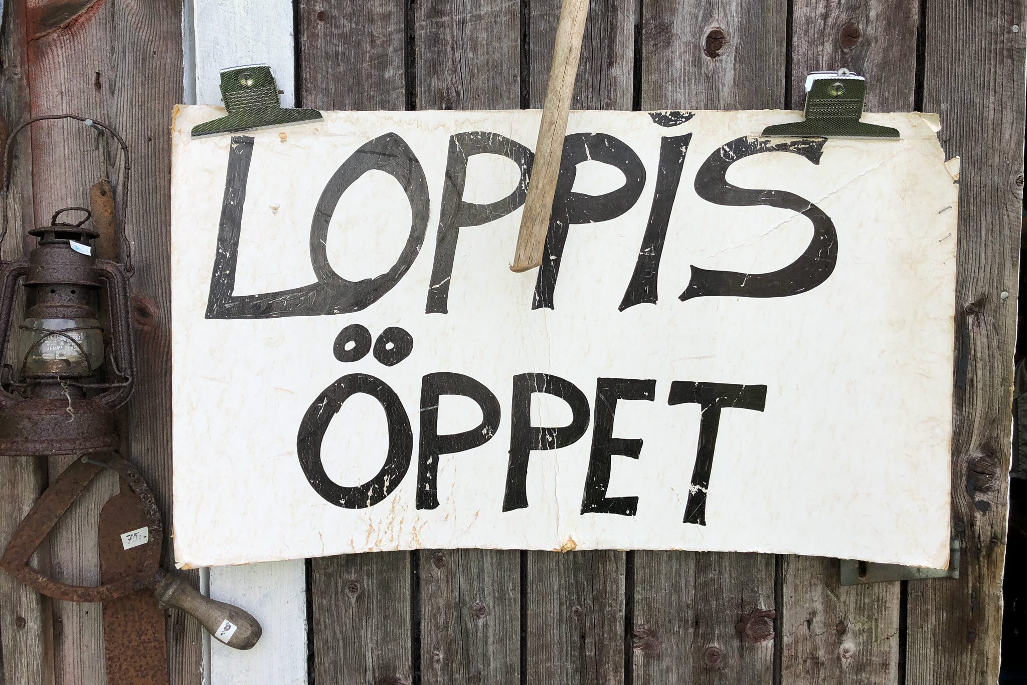 Loppis Öppet