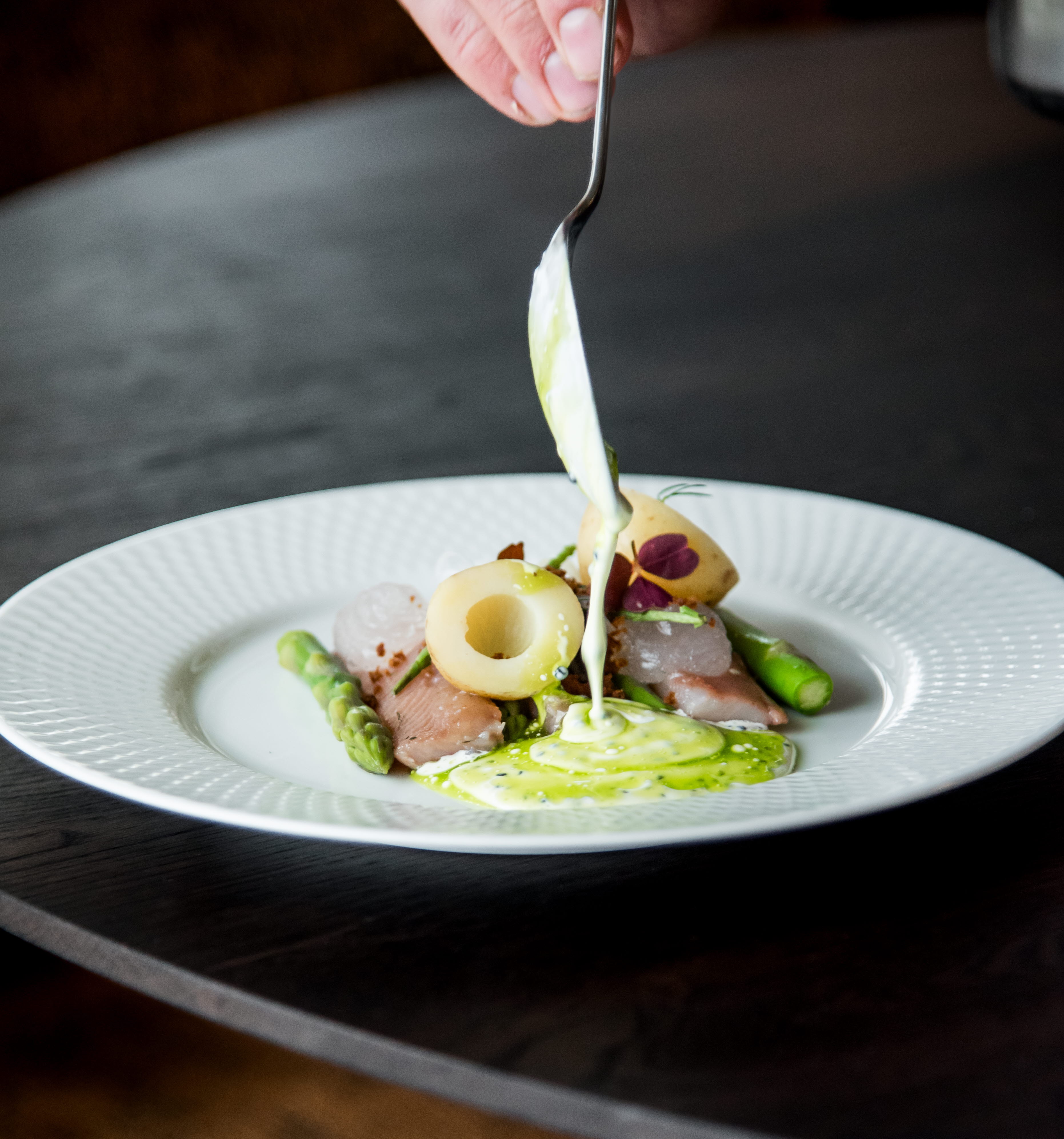 A close up picture of a main course.