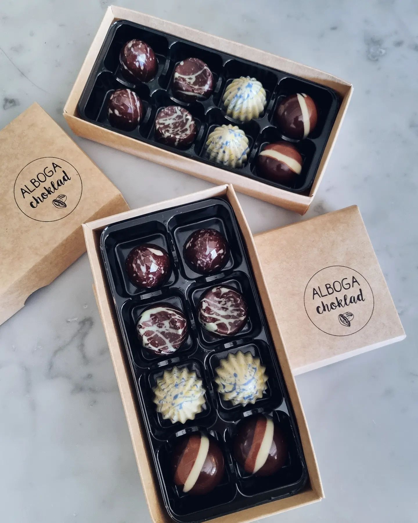 Alboga Choklad, praliner