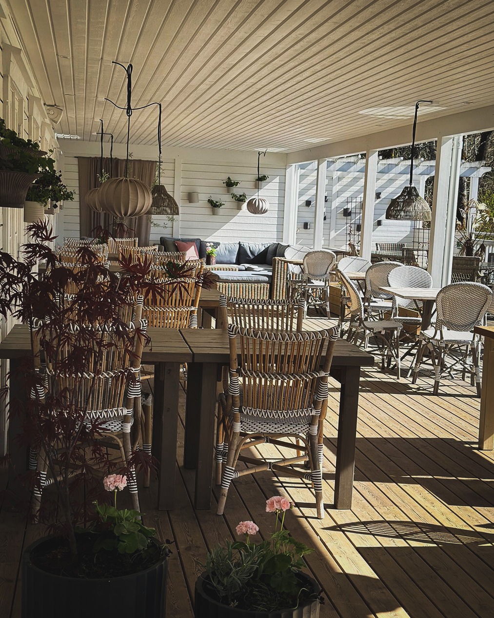 Veranda hos Blommigt&Prickigt