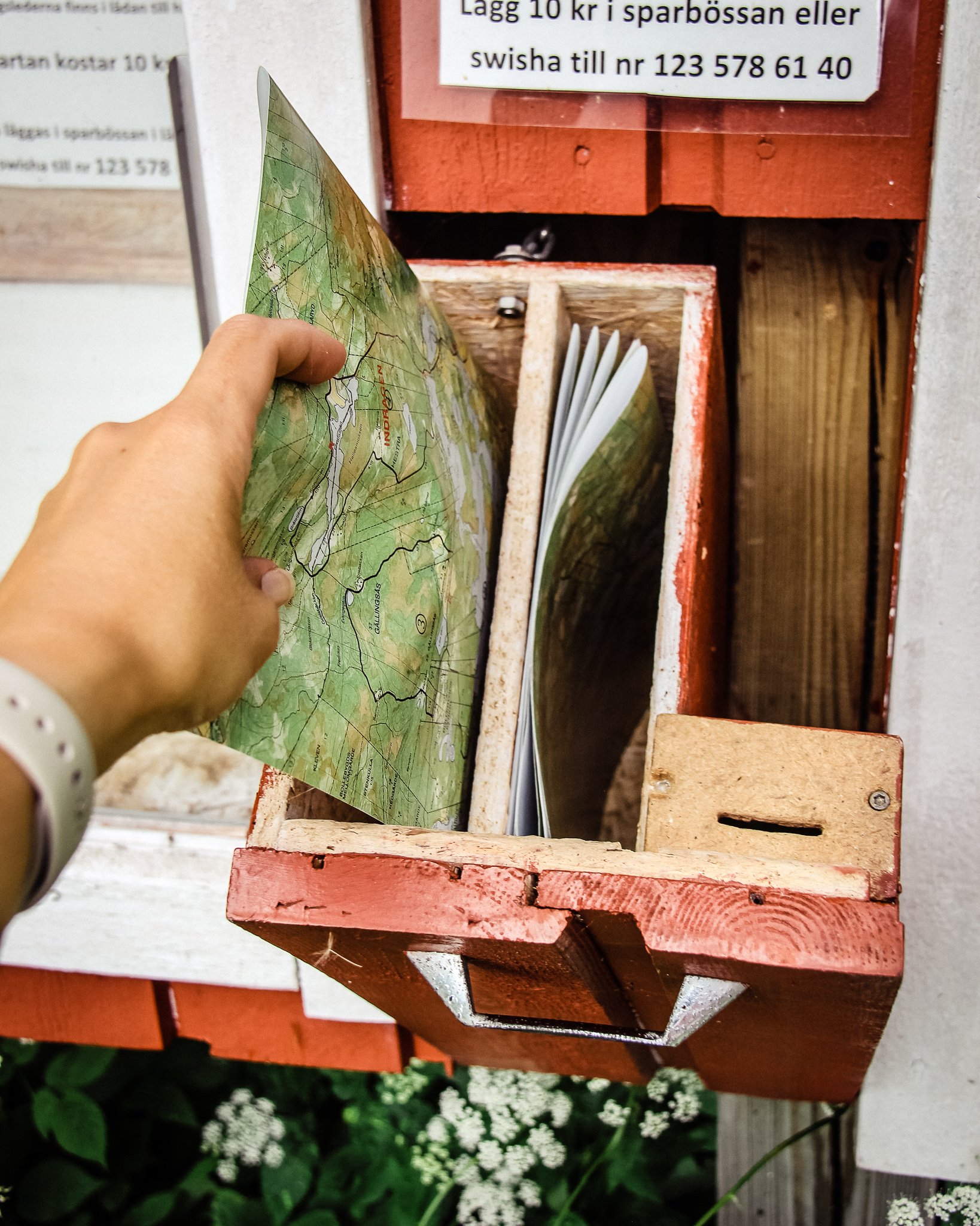 Vandringsleder karta